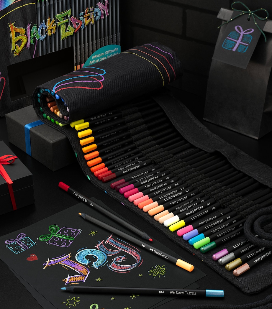 Black Edition Colour Pencil Roll MULTI Image 5