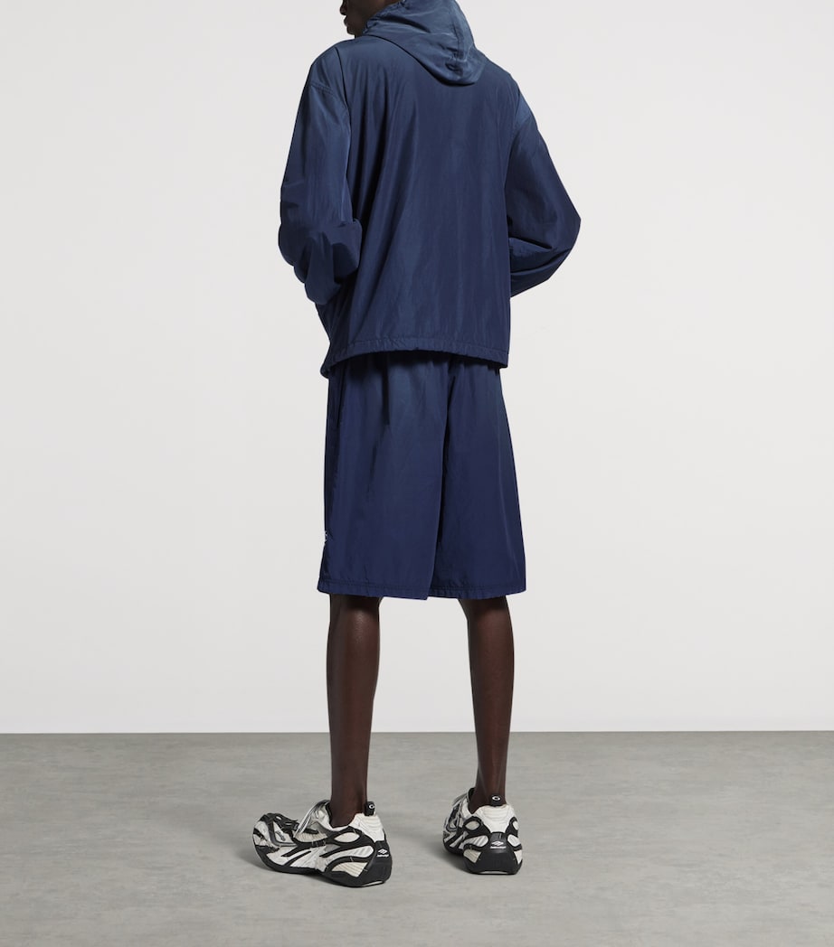 Balenciaga Mens Cotton-Blend Rain Jacket Image 3