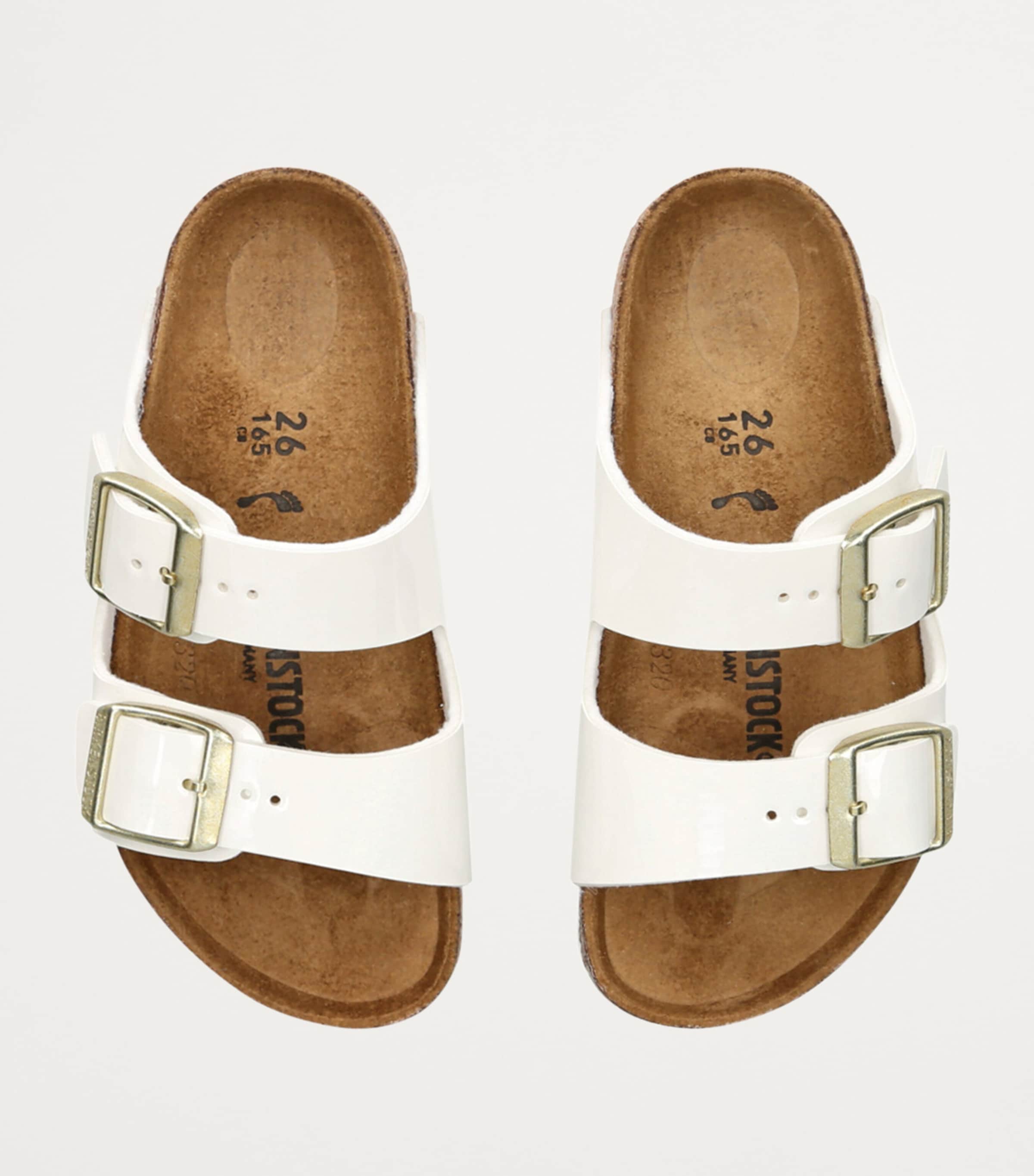 Patent Arizona Sandals WHITE Image 4