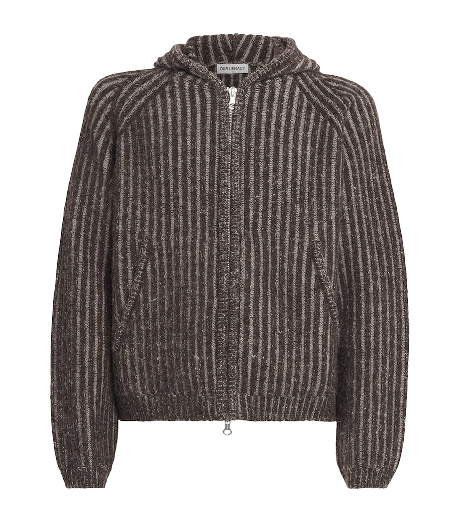 Wool Level Hood Hoodie VANISE BROWN Image 1