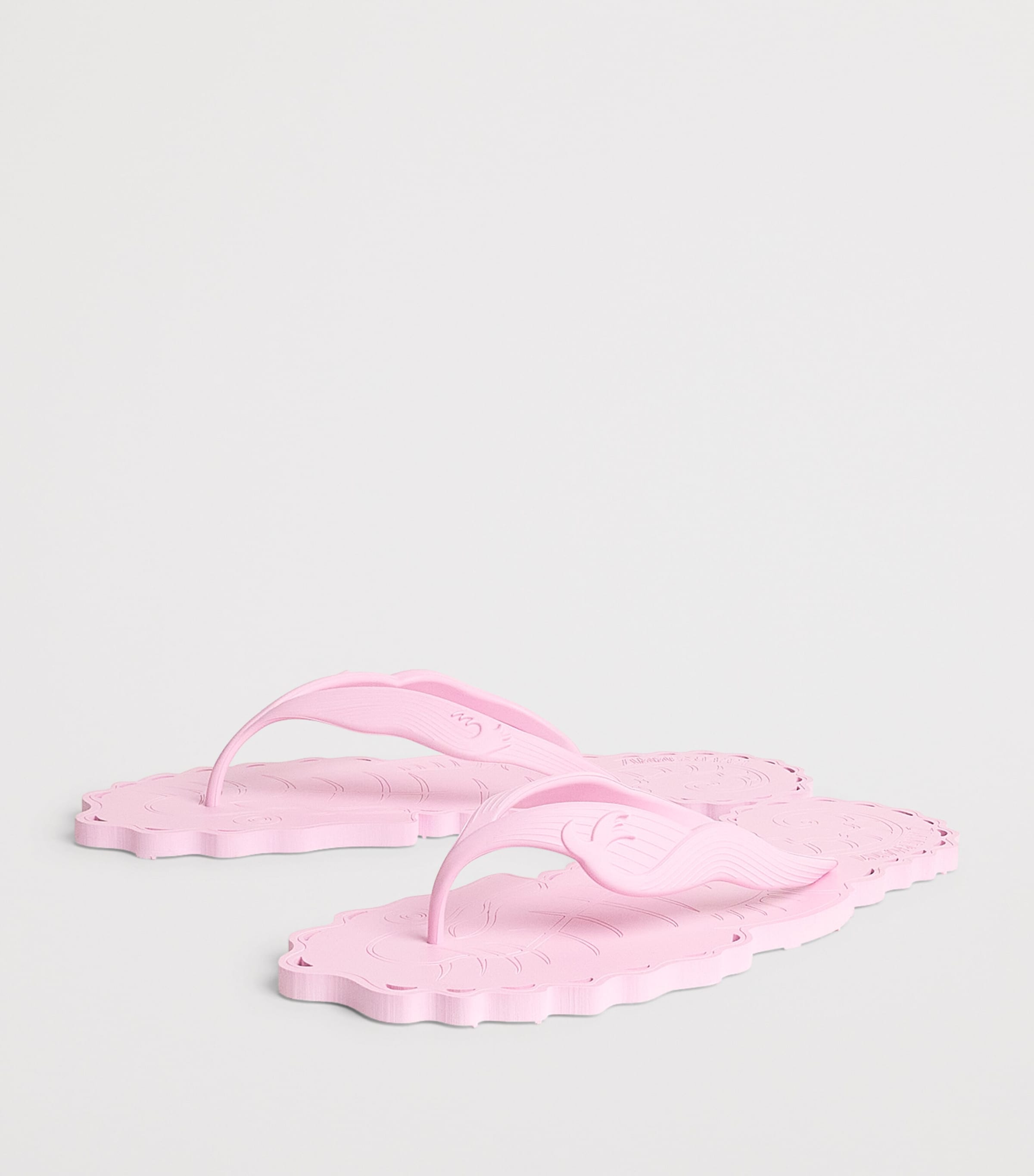 Zimmermann Seafoam Flip Flops Bubble Gum Image 2