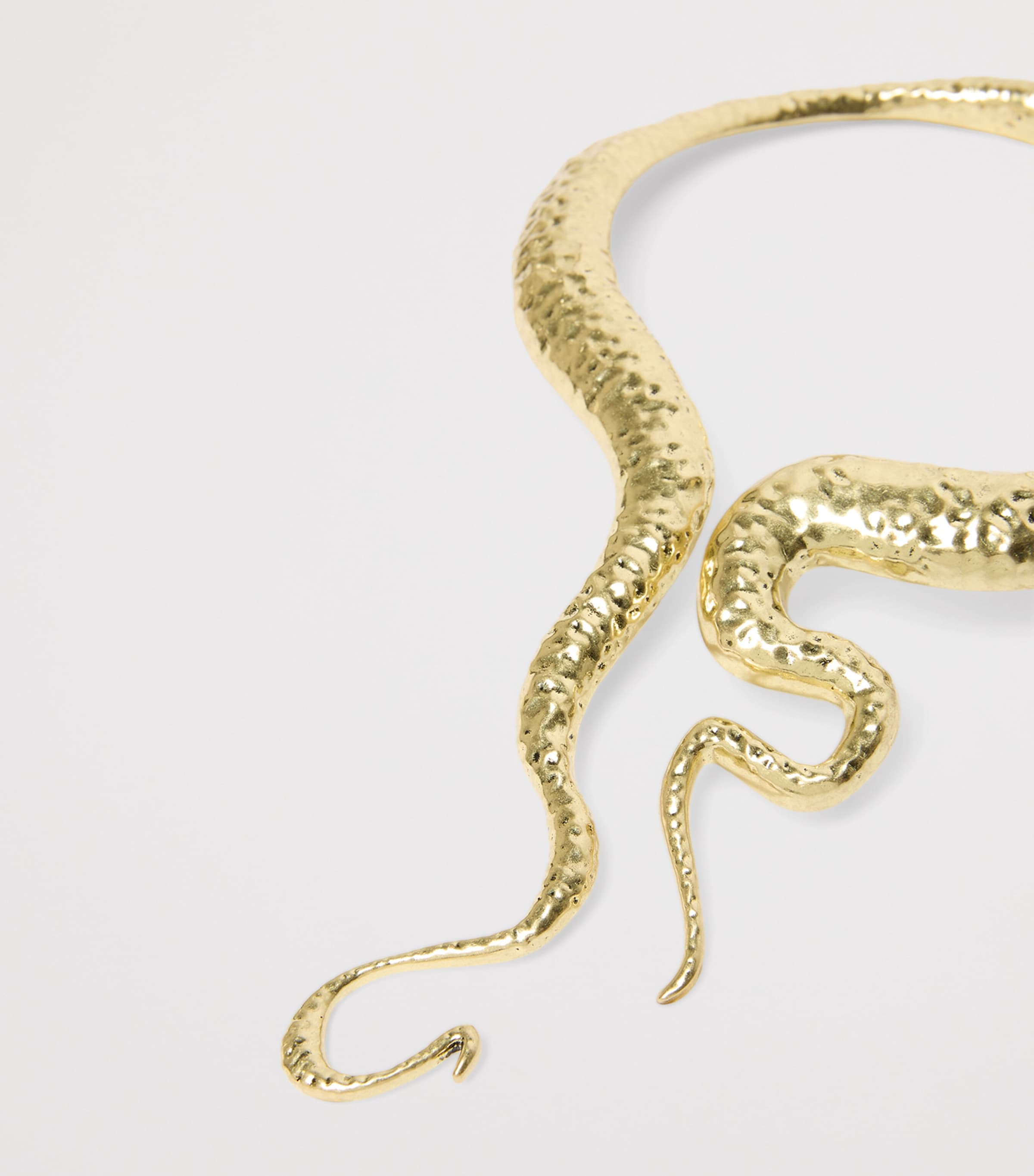 Marina Rinaldi Textured Sculptural Choker Mustard Image 4