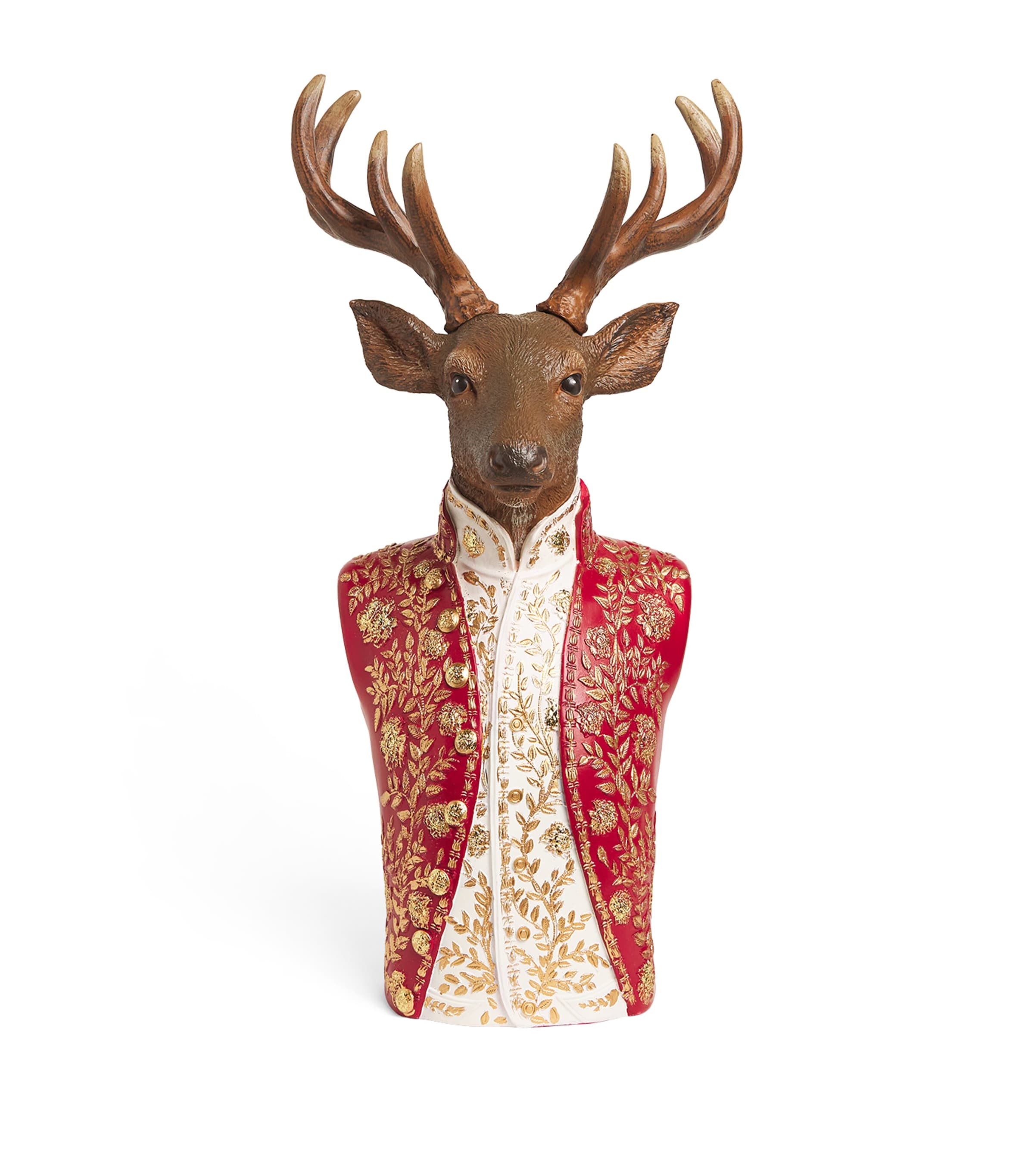 Harrods Deer Bust Ornament In Multi