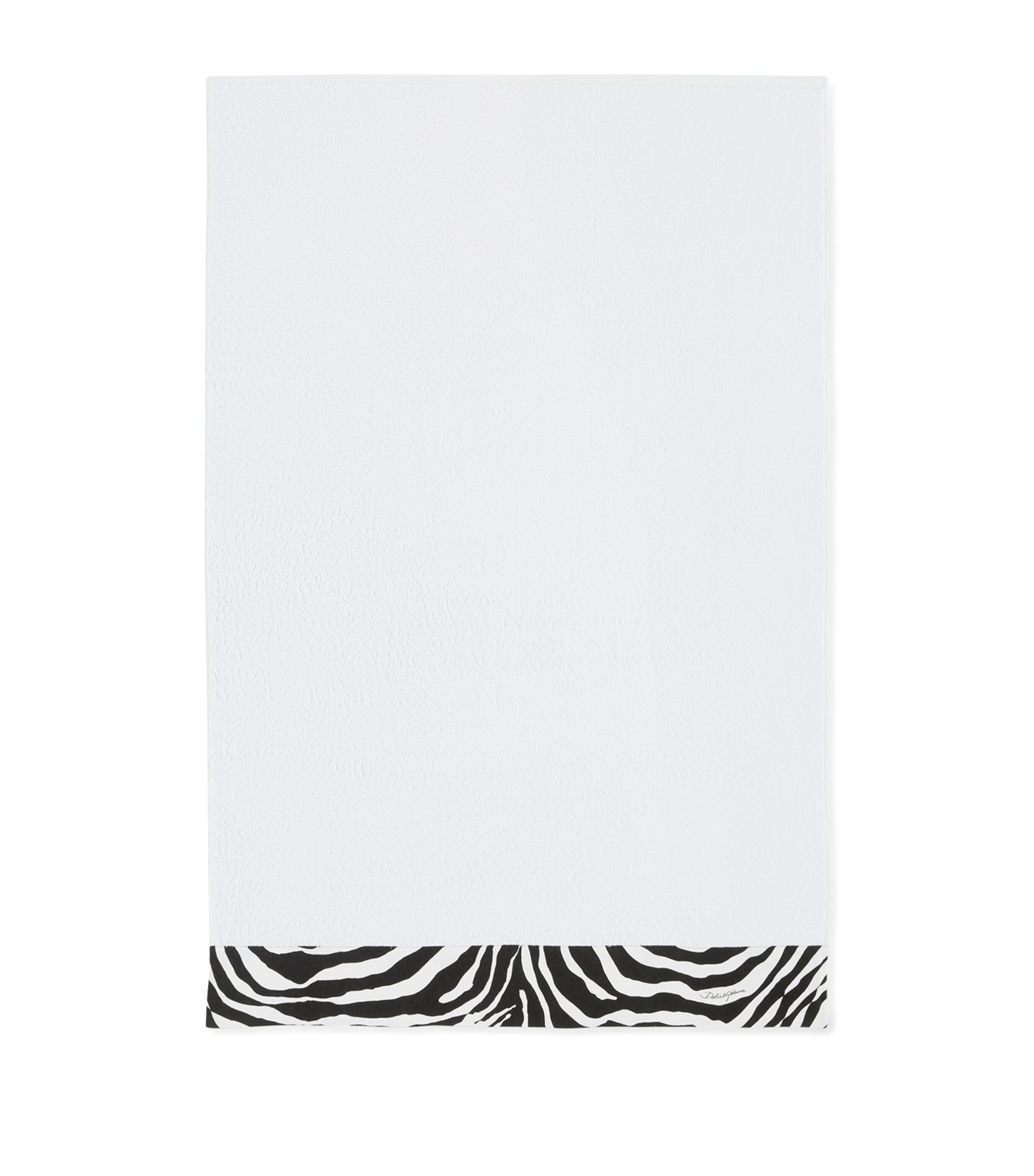 Dolce&Gabbana Casa Set of 5 Cotton Zebra Bath Towels Zebra Image 4