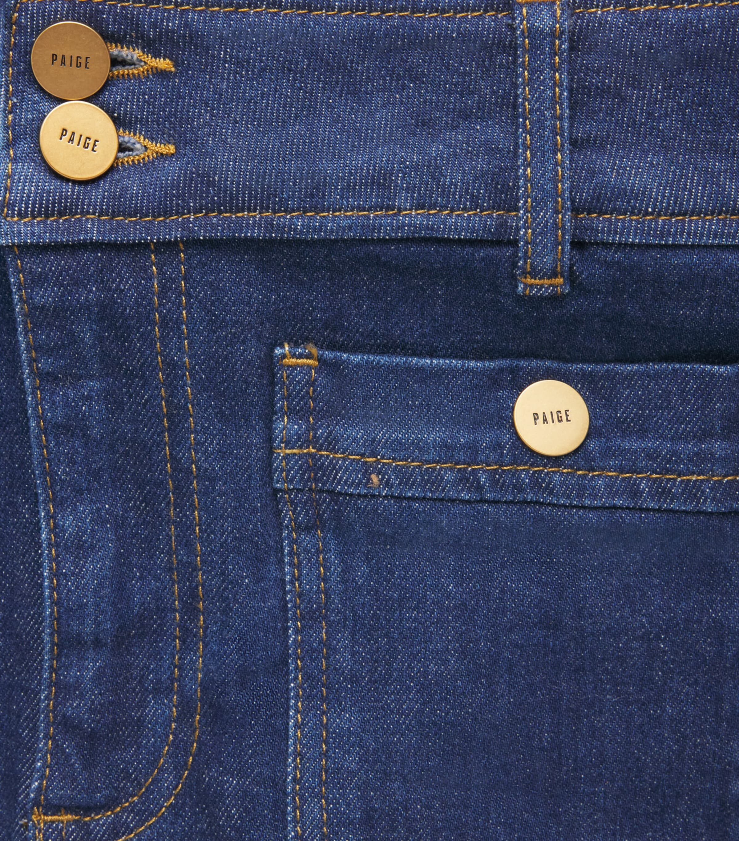 PAIGE Womens Janelle Denim Skirt Teatro Image 6