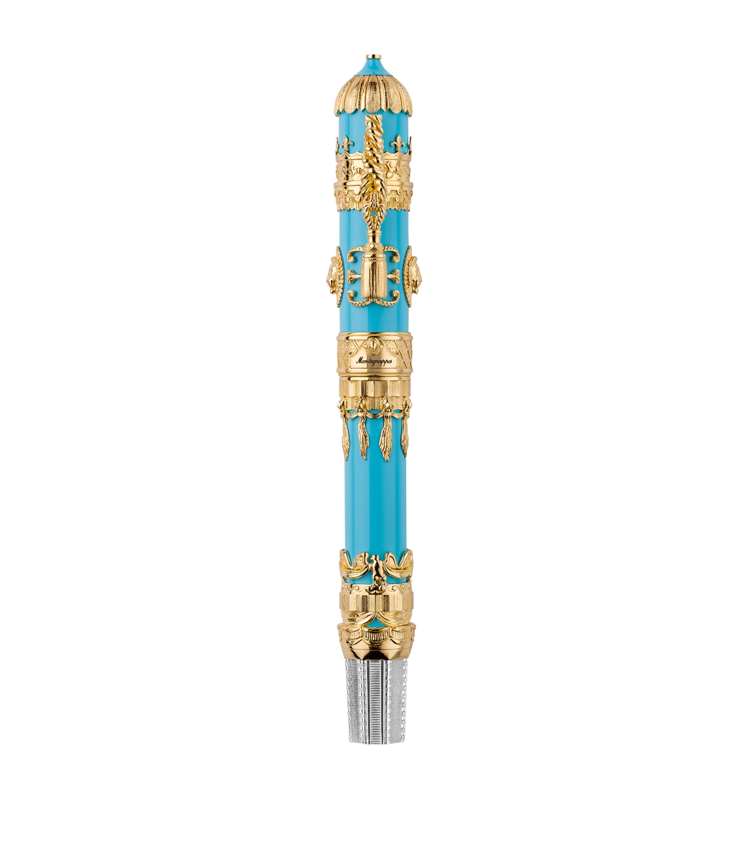 Resin and Yellow Gold Montgolfier Fountain Pen MULTI Image 2