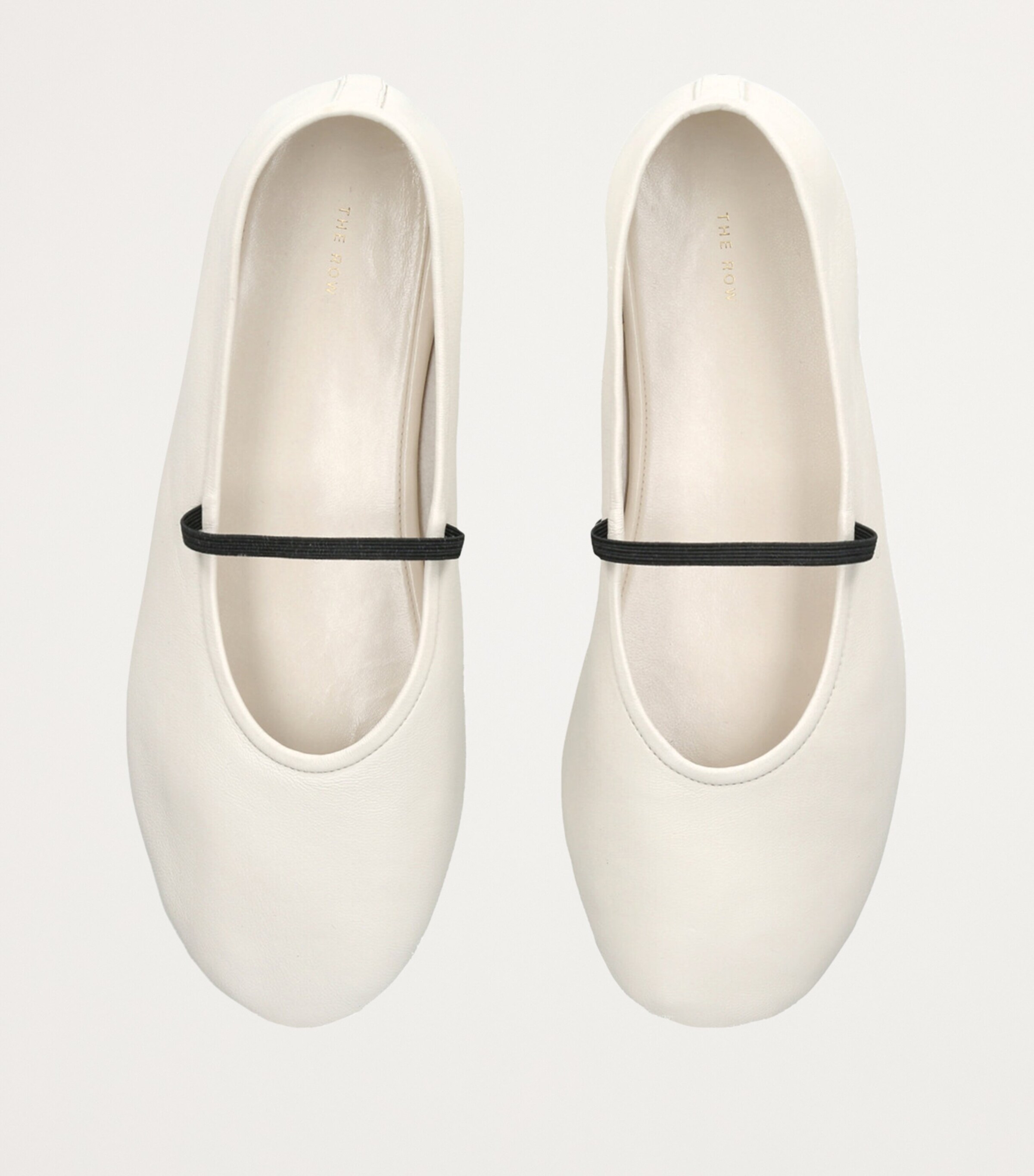 Elastic Ballet Flats BONE Image 4