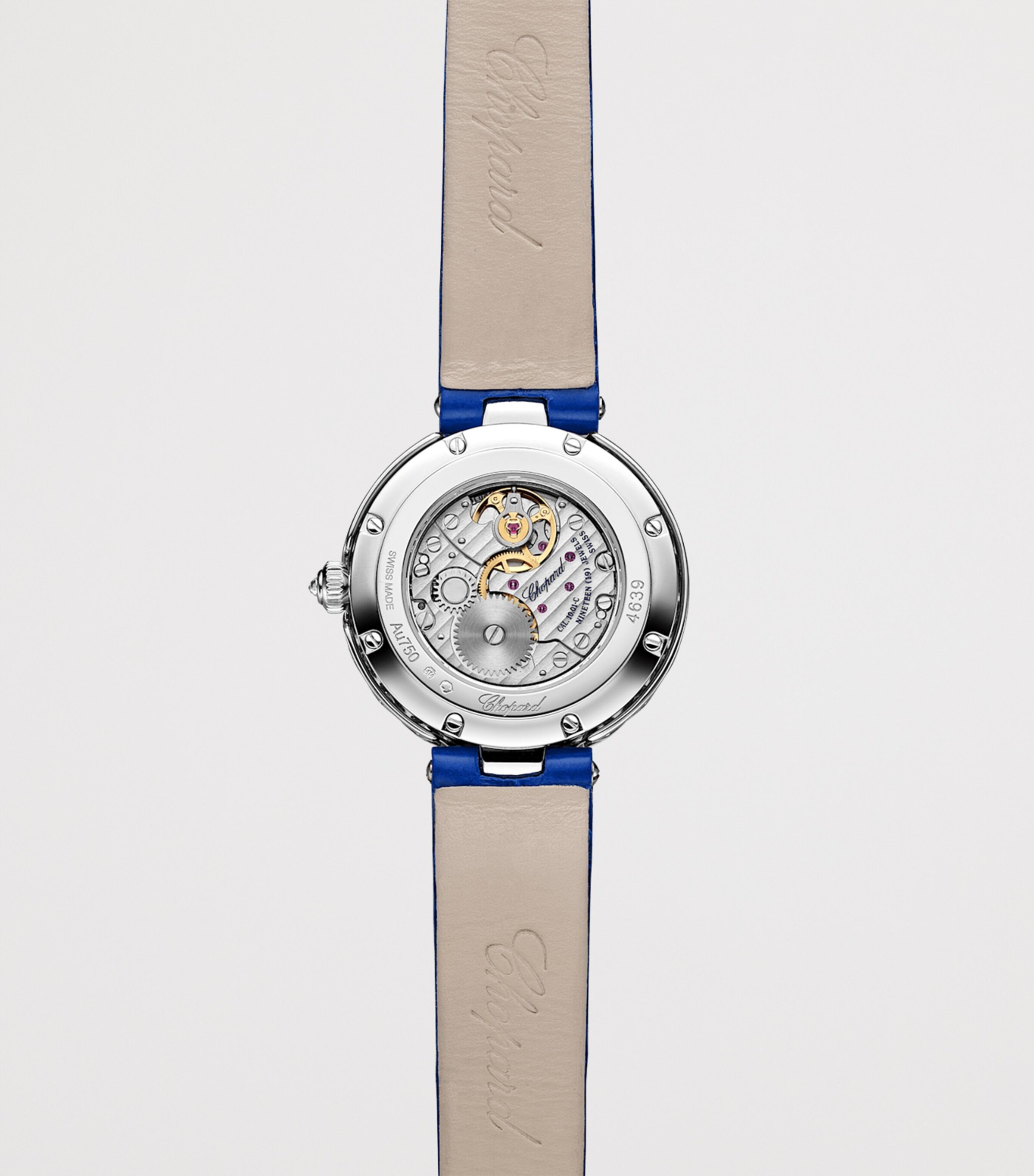 White Gold, Diamond and Agate L'Heure du Diamant Watch 26mm 18K WHITE GOLD Image 2