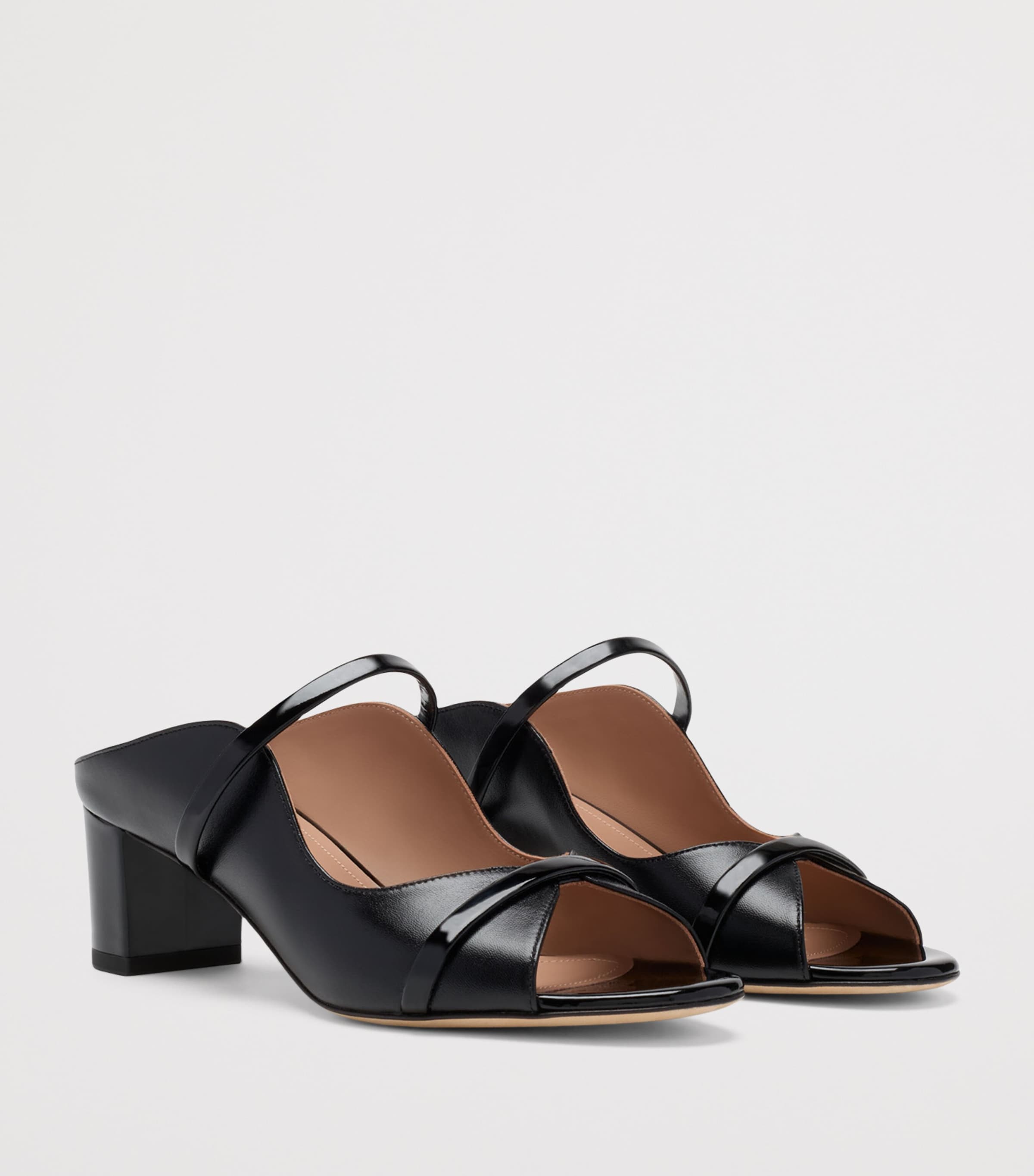 Malone Souliers Nappa Leather Norah Heeled Sandals 45 Black Image 3