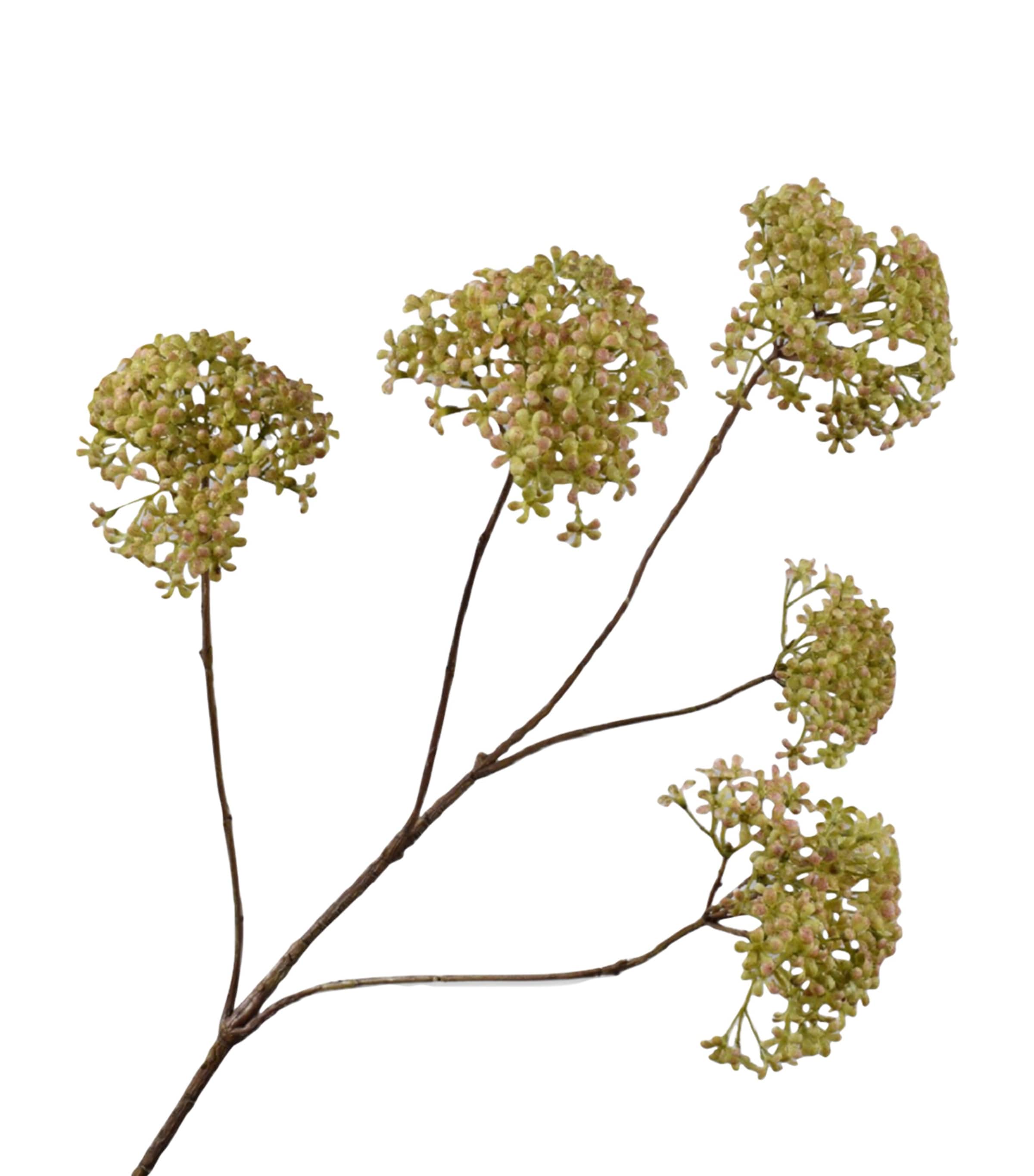 Silk-ka Artificial Queen Anne’s Lace Flower Grey
