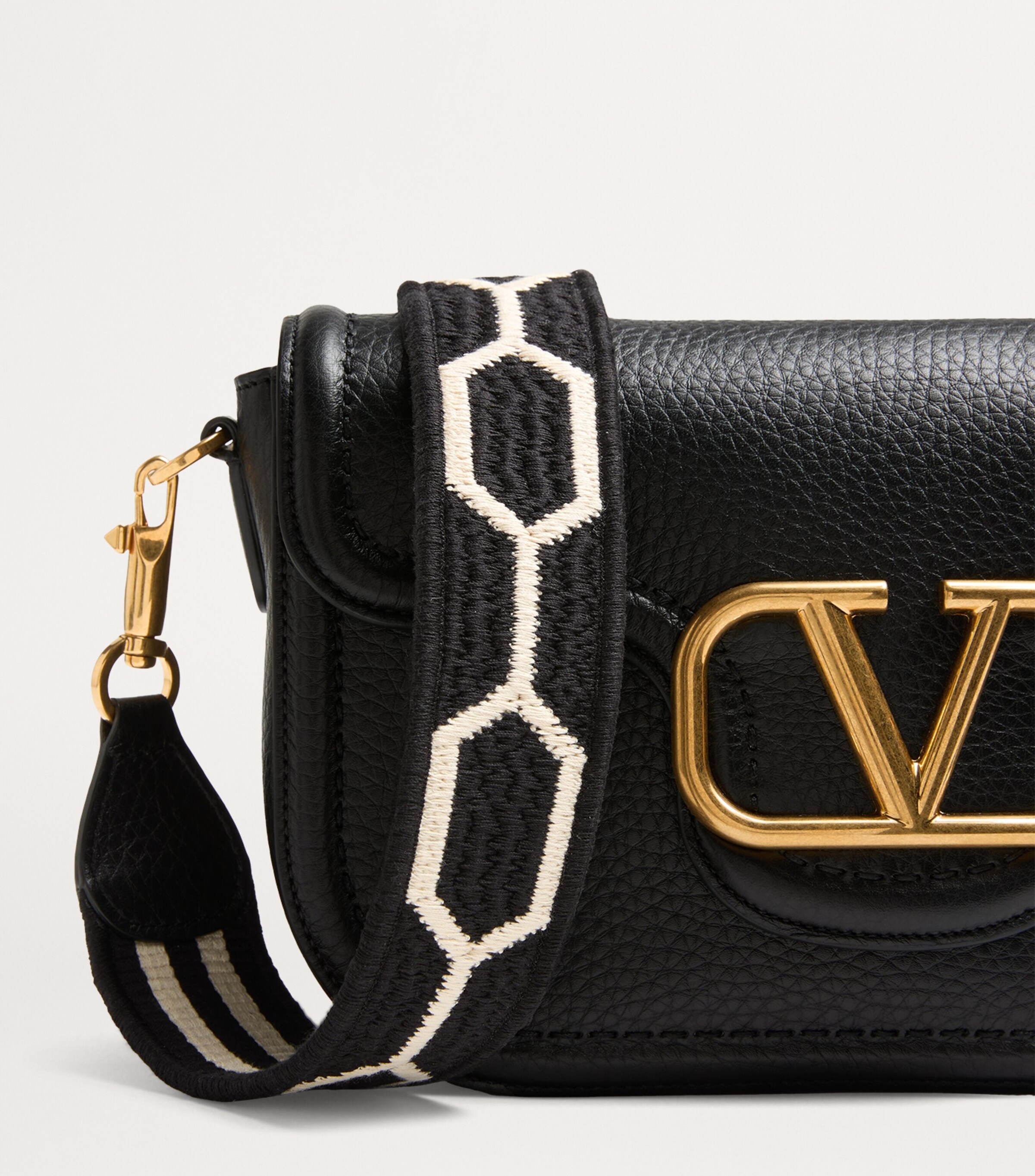 ショルダーバッグ・ポシェット Valentino Garavani Borsa A Spalla Alltime In Pelle Valentino Garavani Alltime Grainy Calfskin Shoulder Bag for