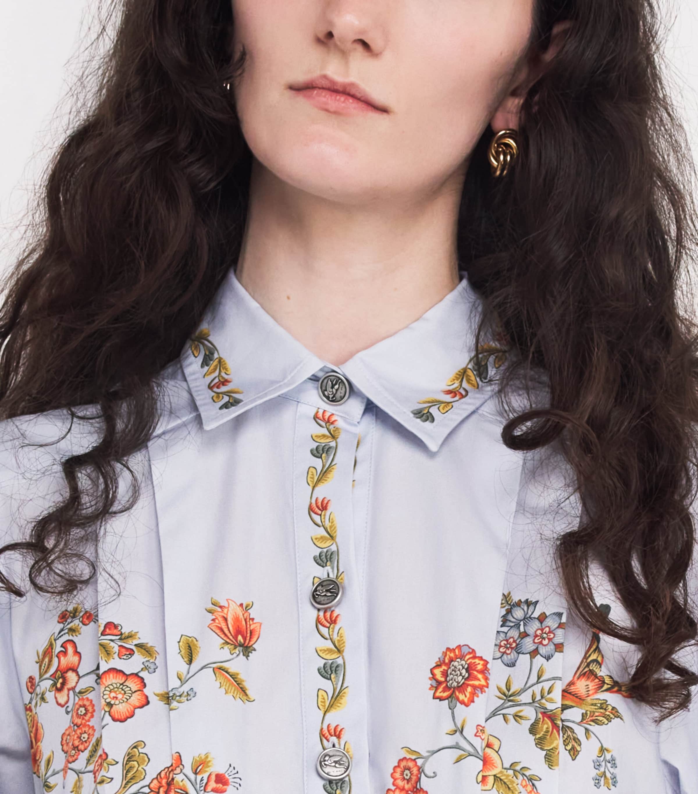 Cotton Printed Maxi Dress X0882 Image 4