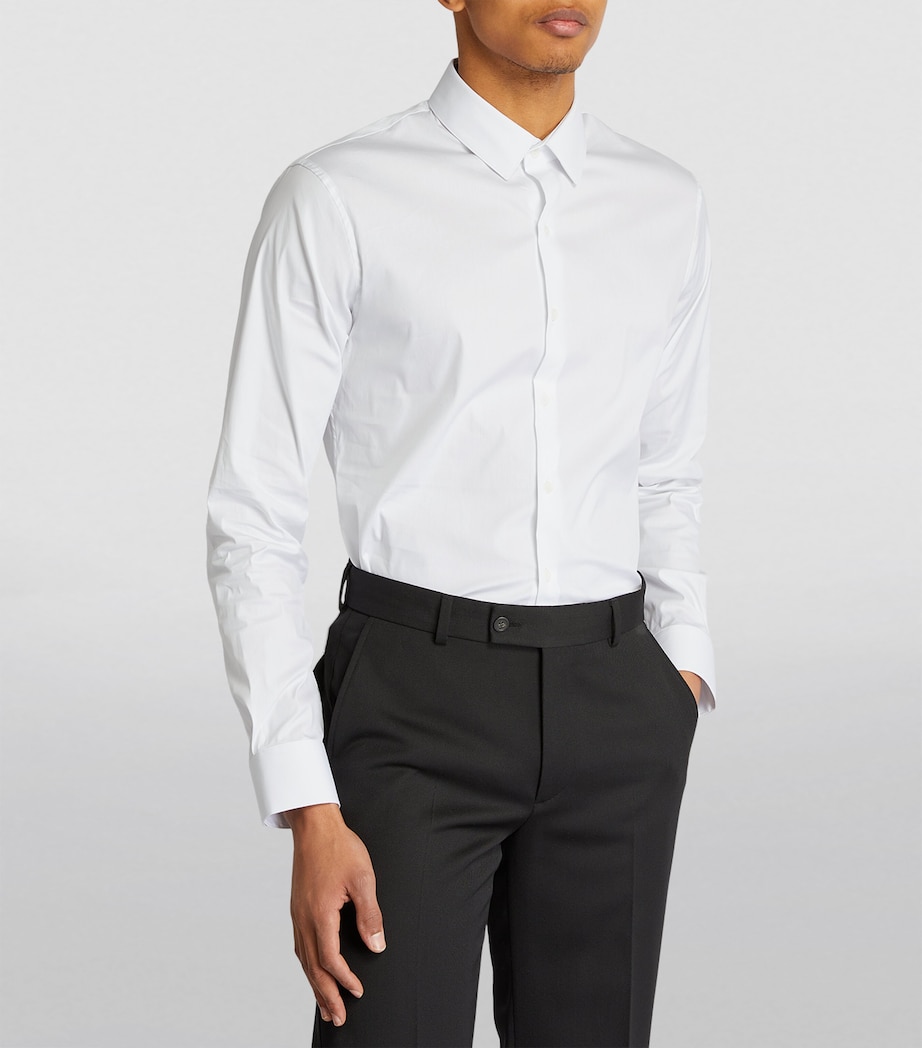 Cotton Oxford Shirt WHITE Image 3