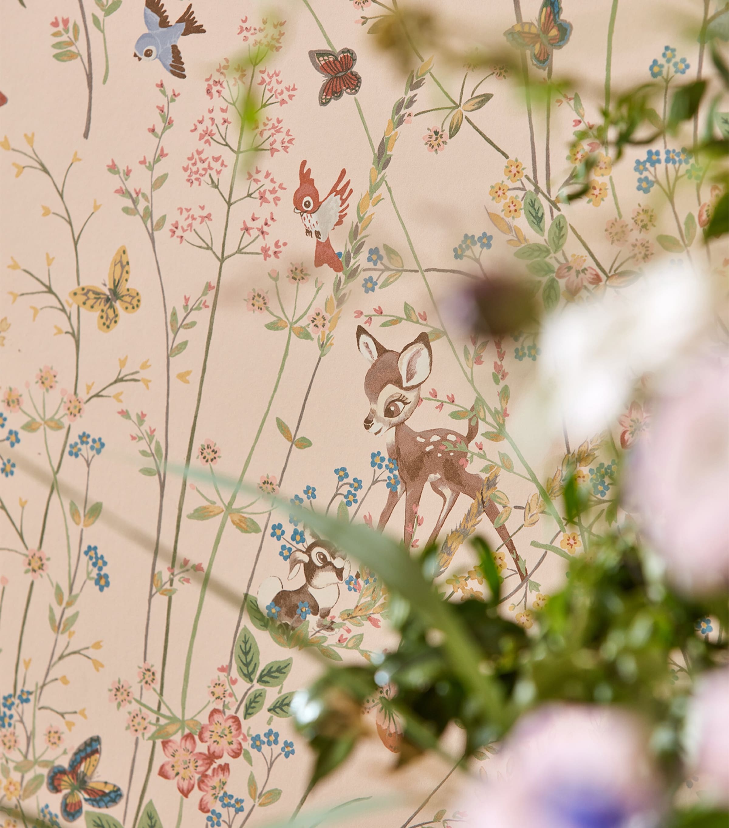 Sanderson Design X Disney Bambi Wallpaper