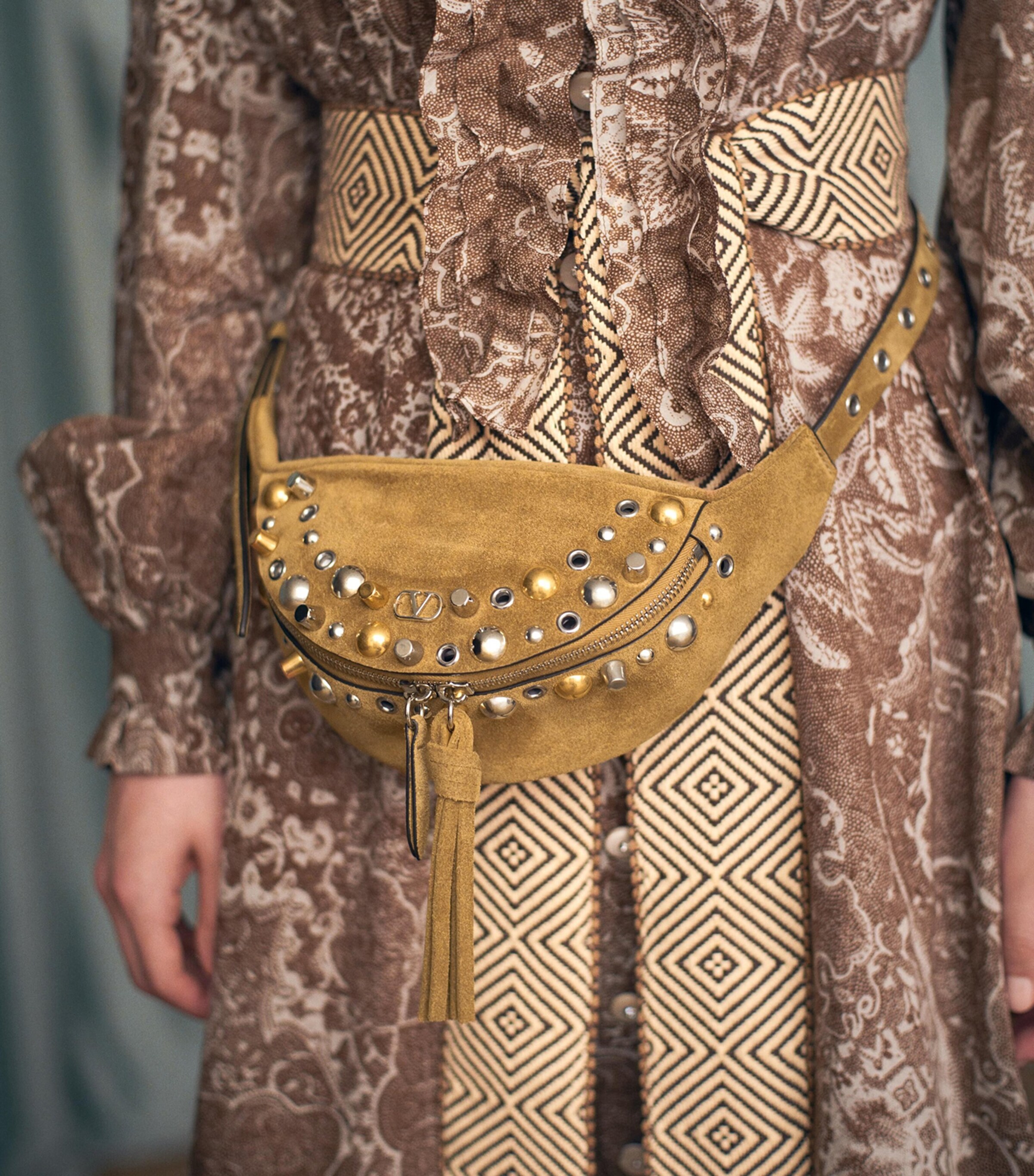 Valentino Garavani Suede Nellcote Belt Bag | Harrods US