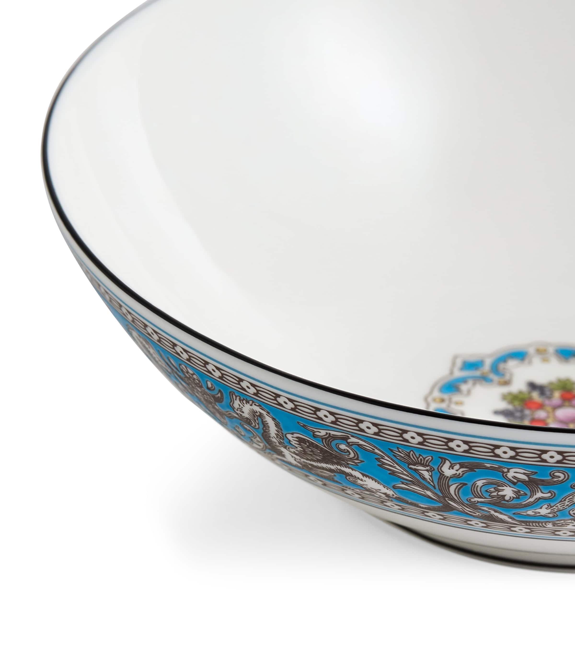 Wedgwood Florentine Cereal Bowl (18cm) Turquoise Image 3