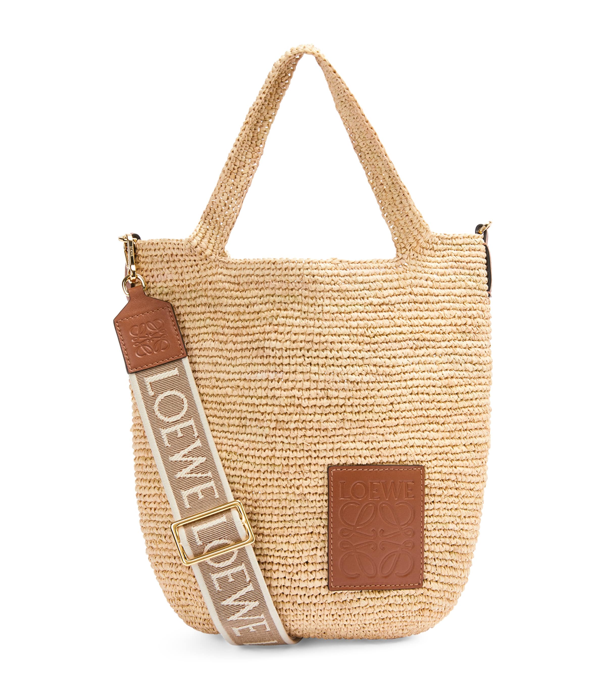 LOEWE Beige Mini Slit Tote Bag | Harrods UK