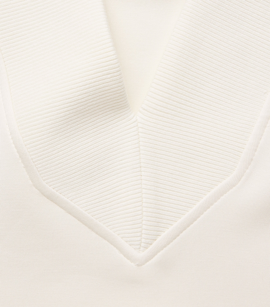 Varley Womens Gracee Short-Sleeve Sweater Pristine Image 6