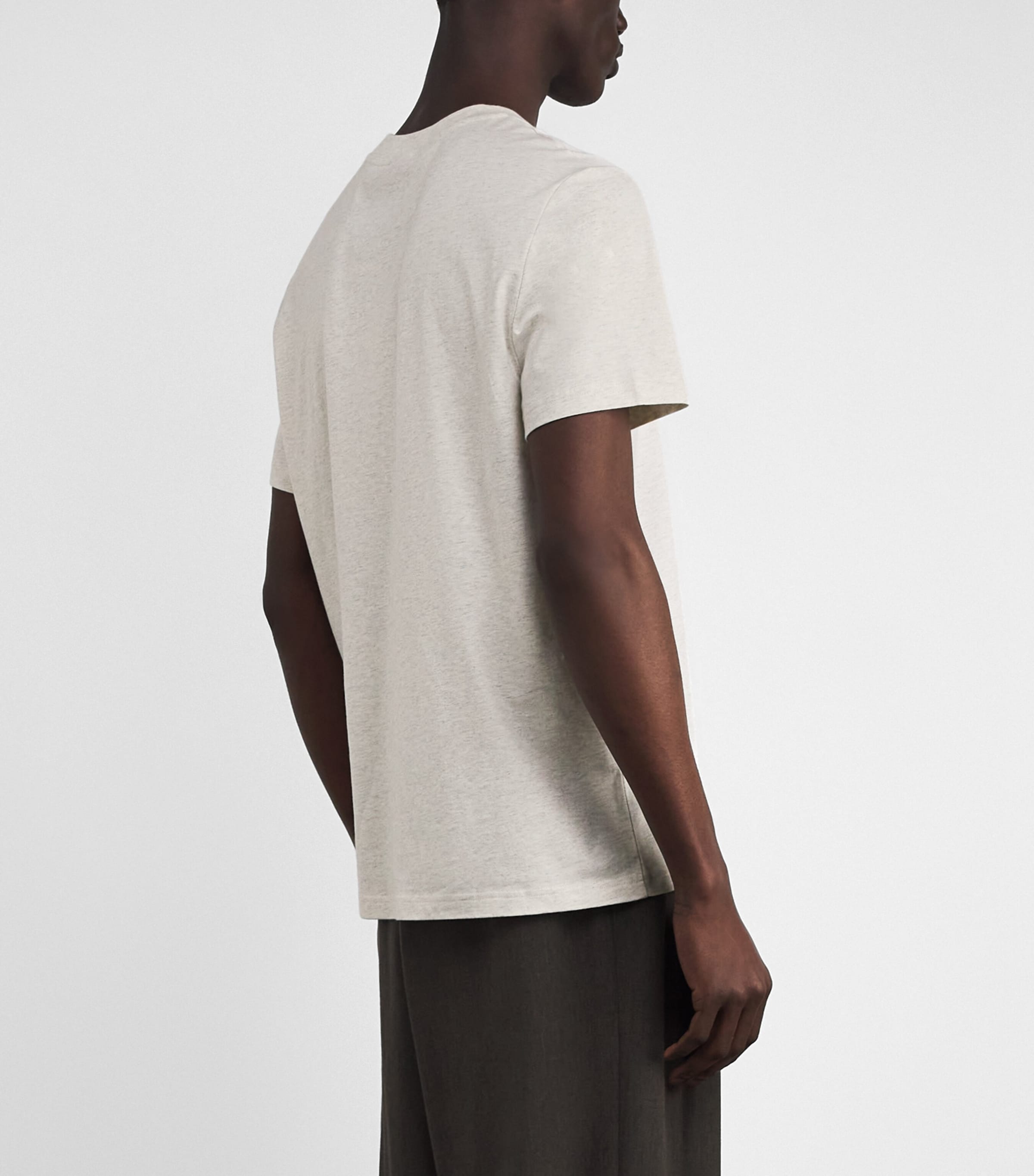 Cotton Logo T-Shirt APC - ECRU CHIN MRN Image 4