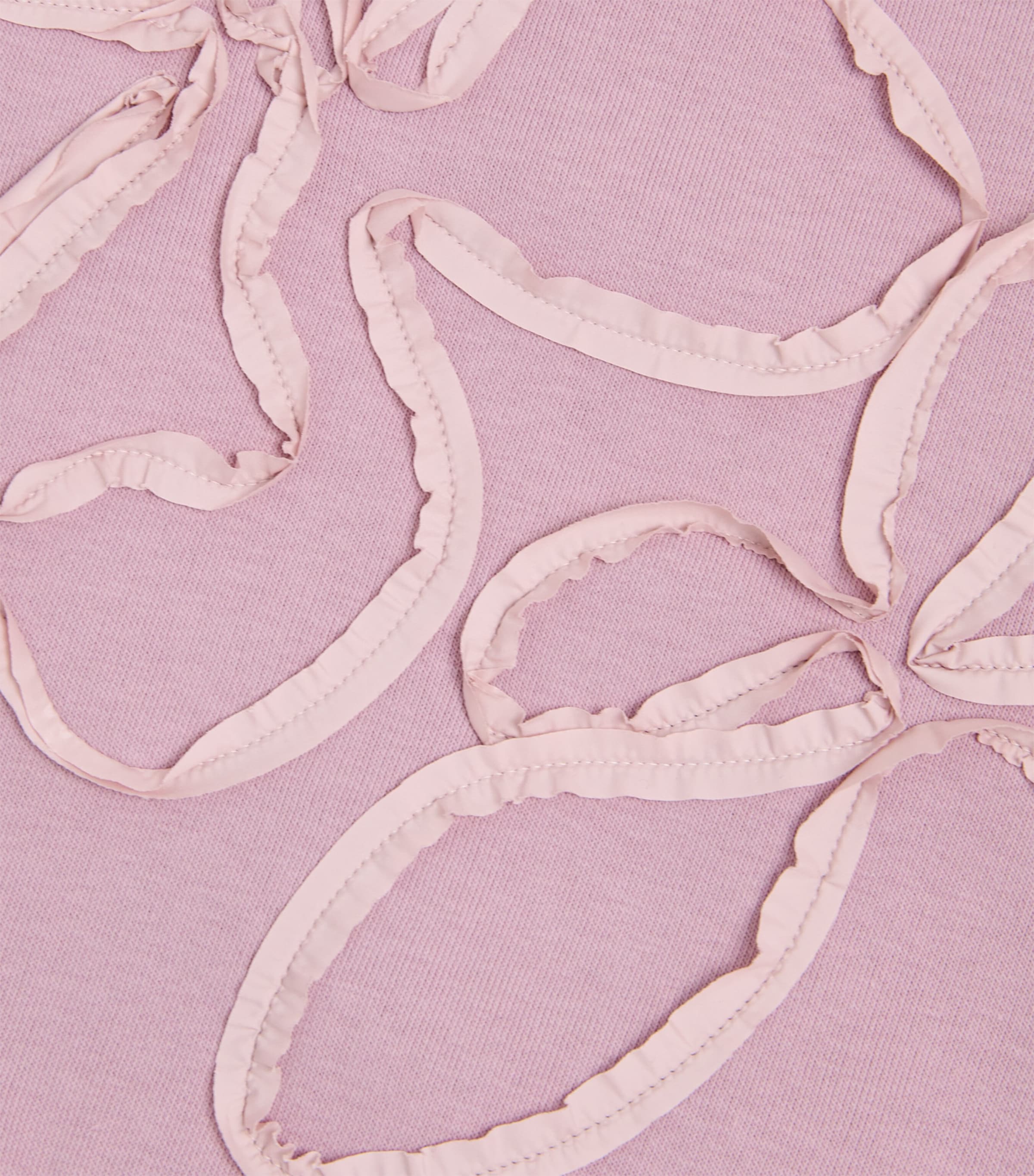 Floral-Detail Sweatshirt and Trousers Set (2-14 Years) 6530LVNDR/SMTHIE PNK Image 3