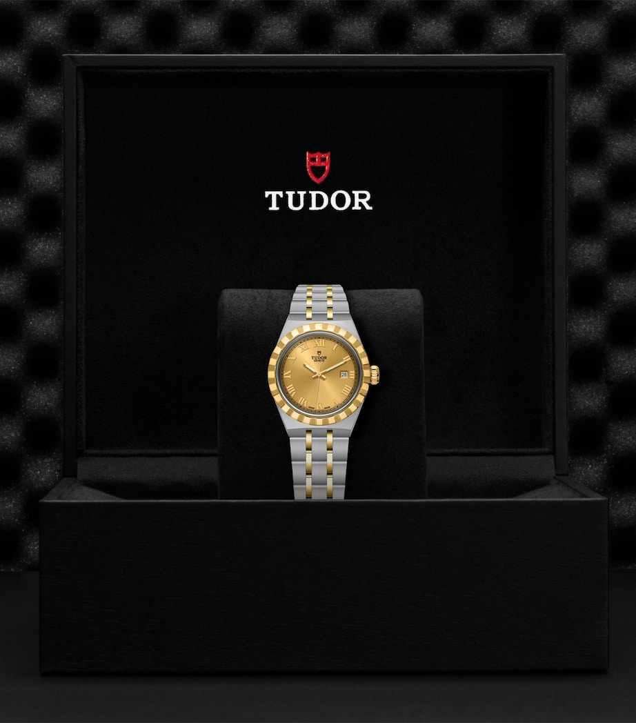 Royal Stainless Steel and Yellow Gold Watch 28mm GOLD Image 3