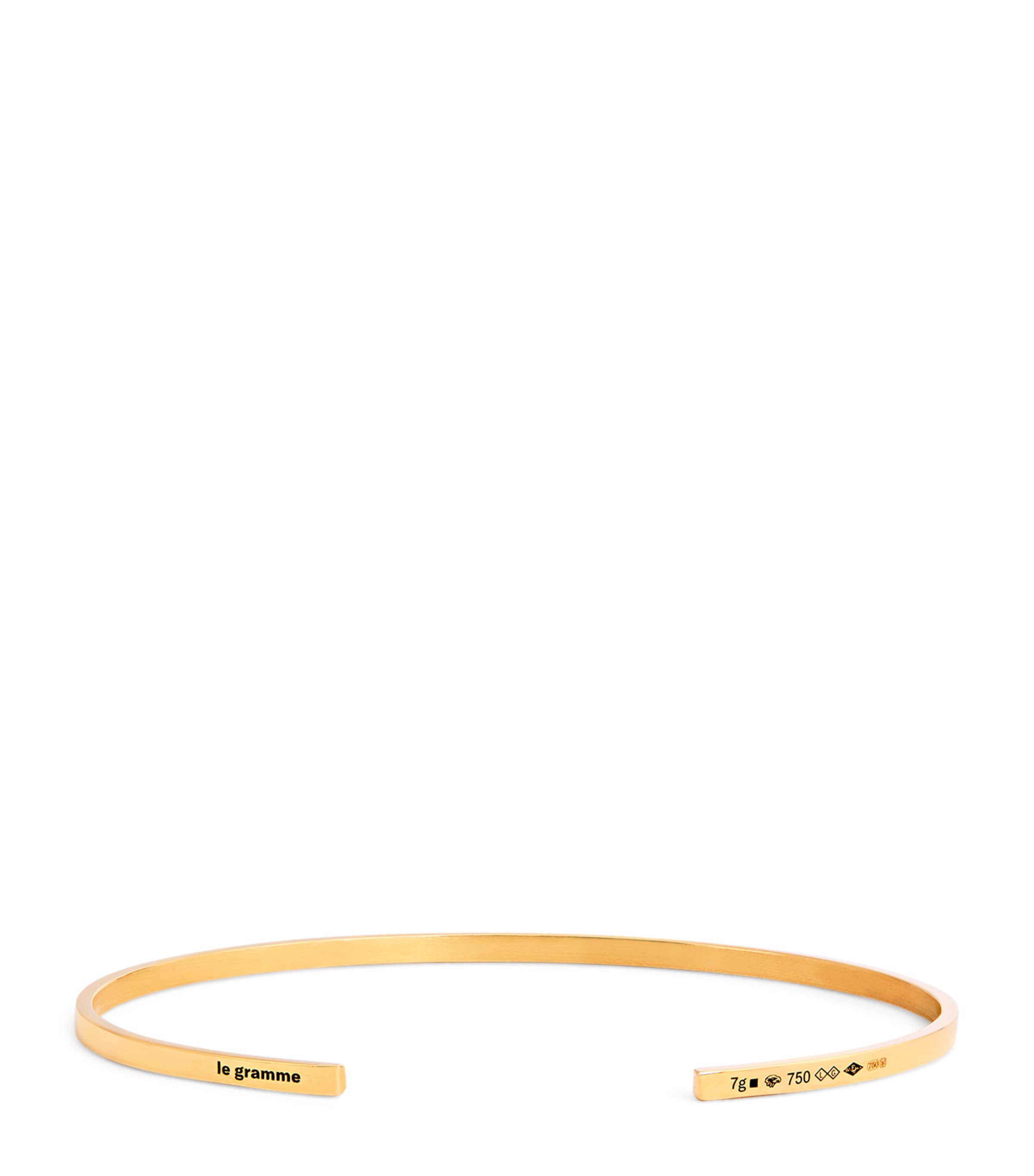 Le Gramme Yellow Gold Le 7g Bangle