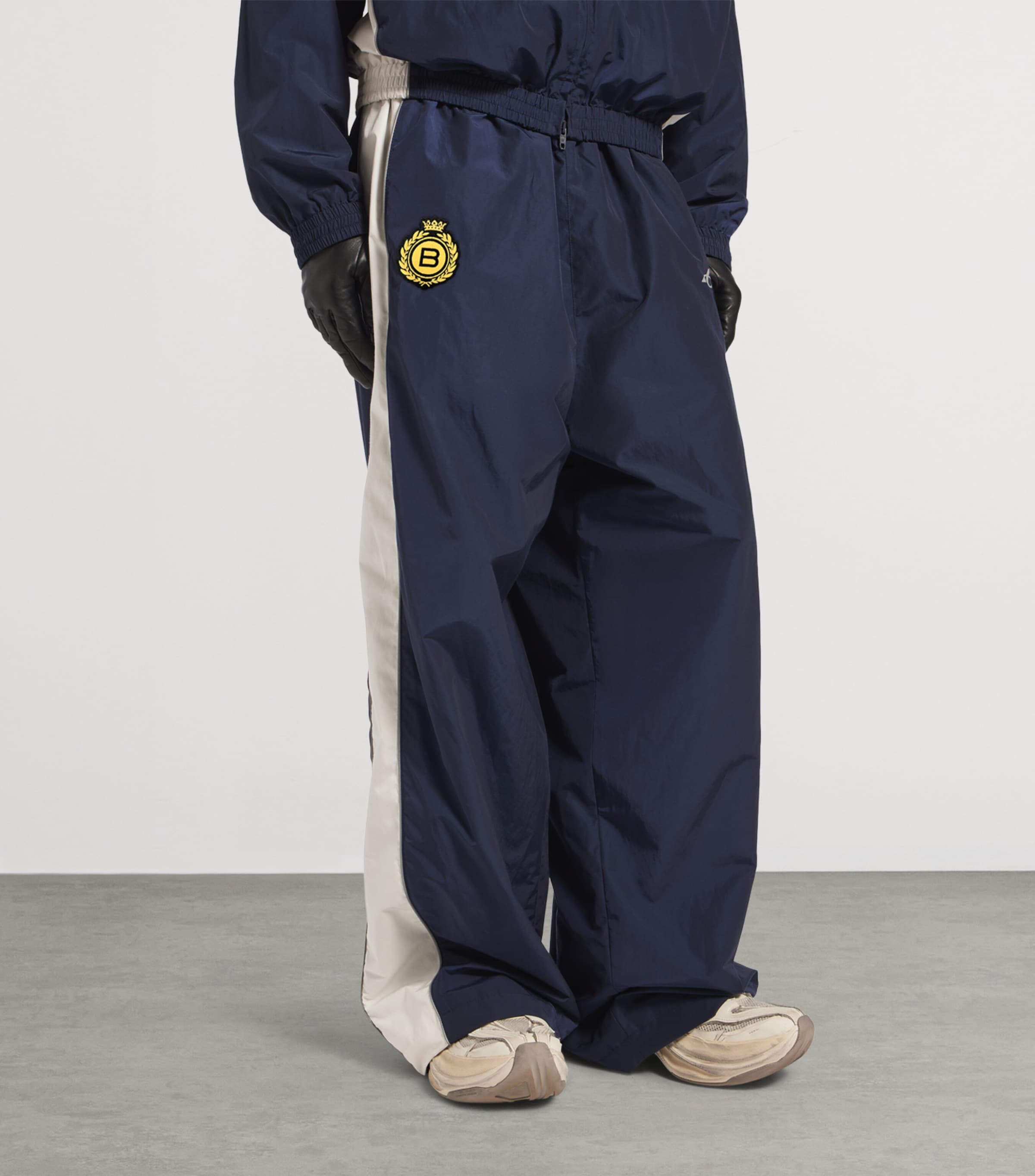 Balenciaga Mens Cotton-Blend Technical Trousers Image 5