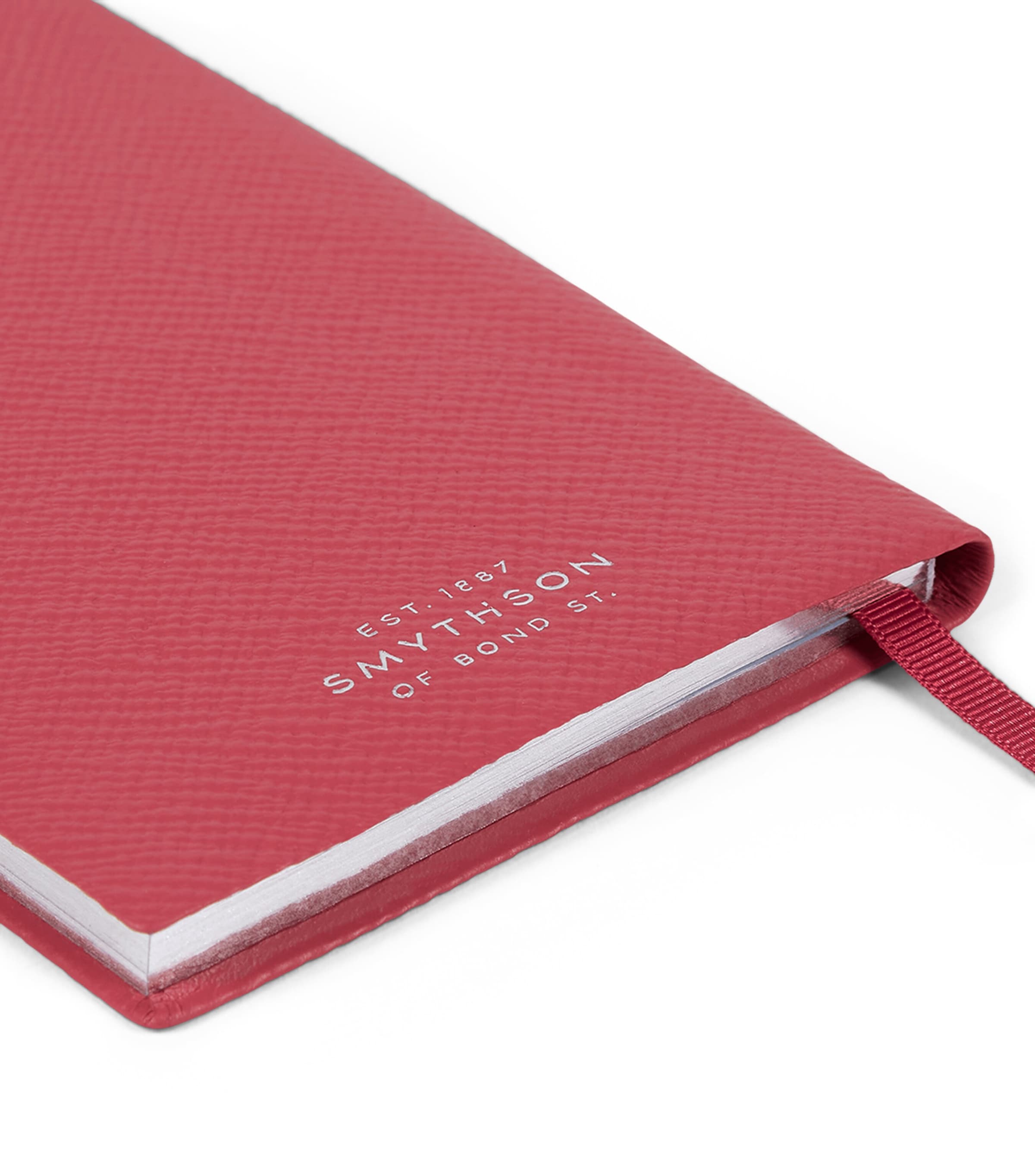 Panama Leather Weekly Diary 2026 RASPBERRY Image 6