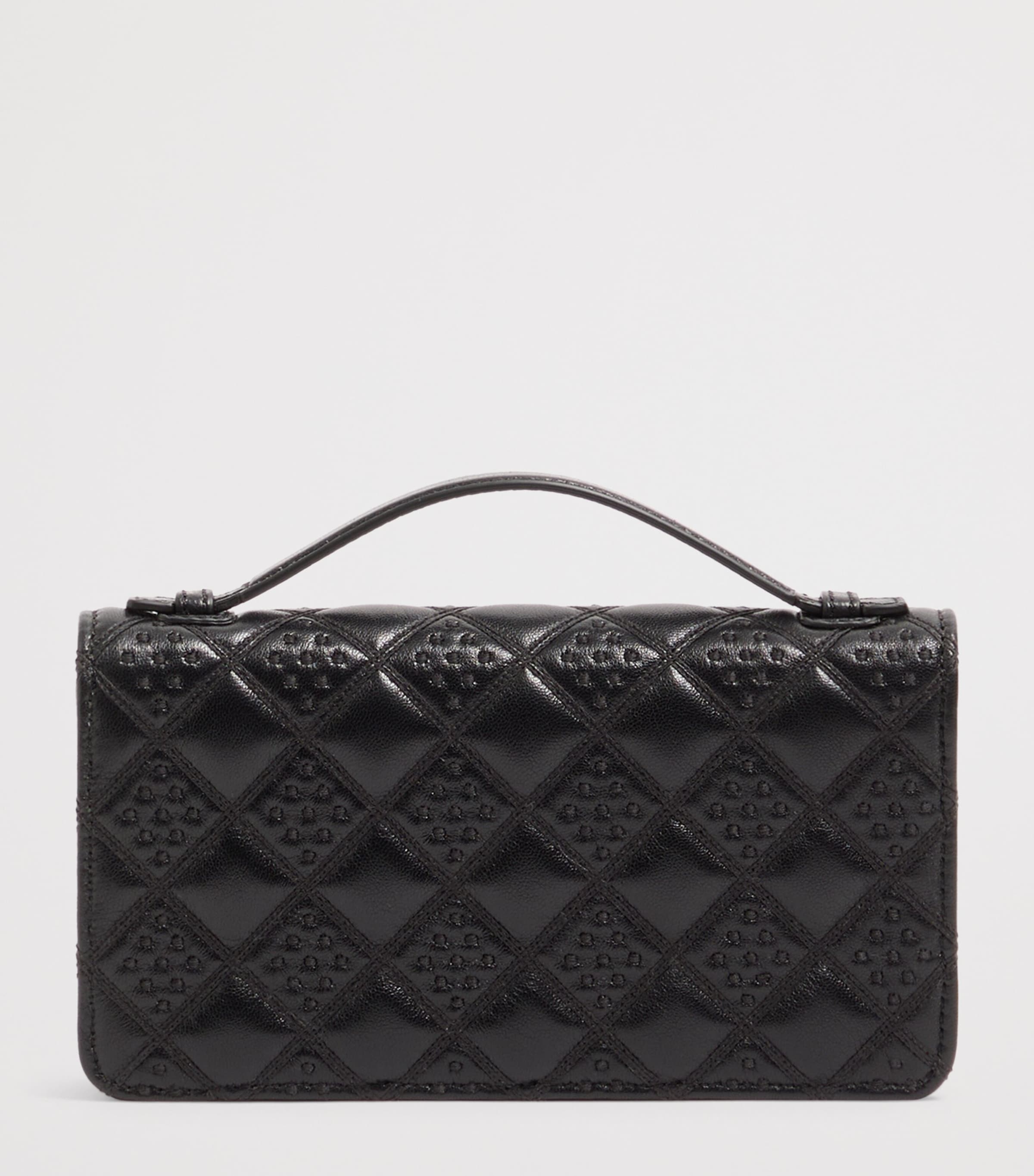 Valentino Garavani Leather Flutterby Chain Wallet Image 4