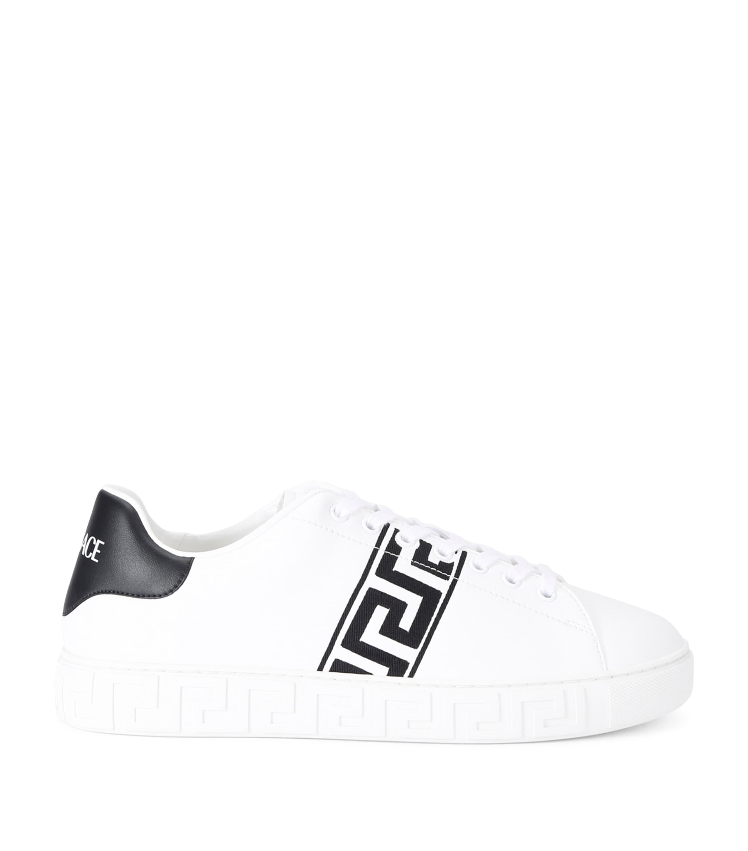 Versace Low-top Responsible Grecco Sneakers In White