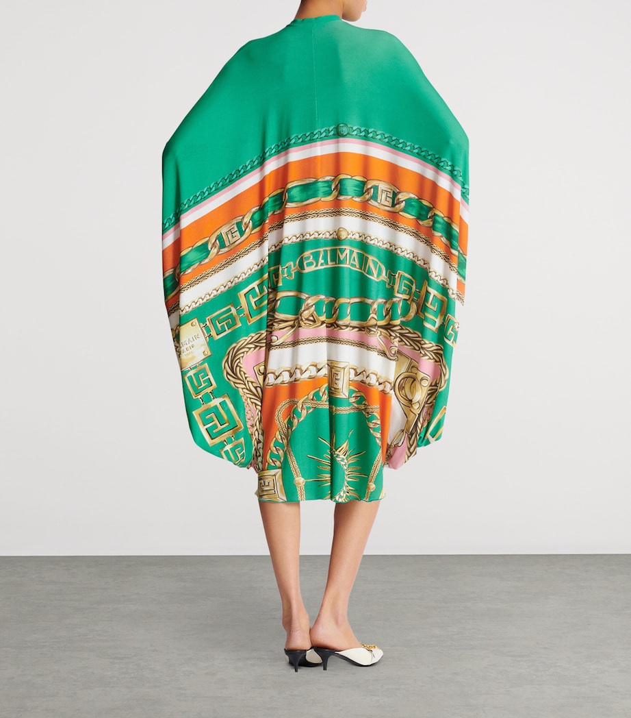 Printed Kaftan Midi Dress AAA MULTICOLORE Image 4