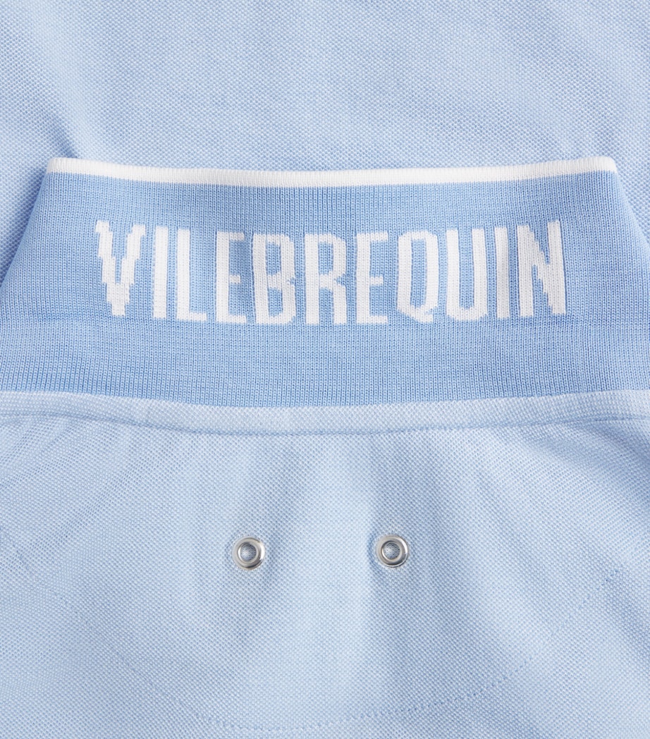 Vilebrequin Mens Cotton Palatin Polo Shirt Cloudy Image 6