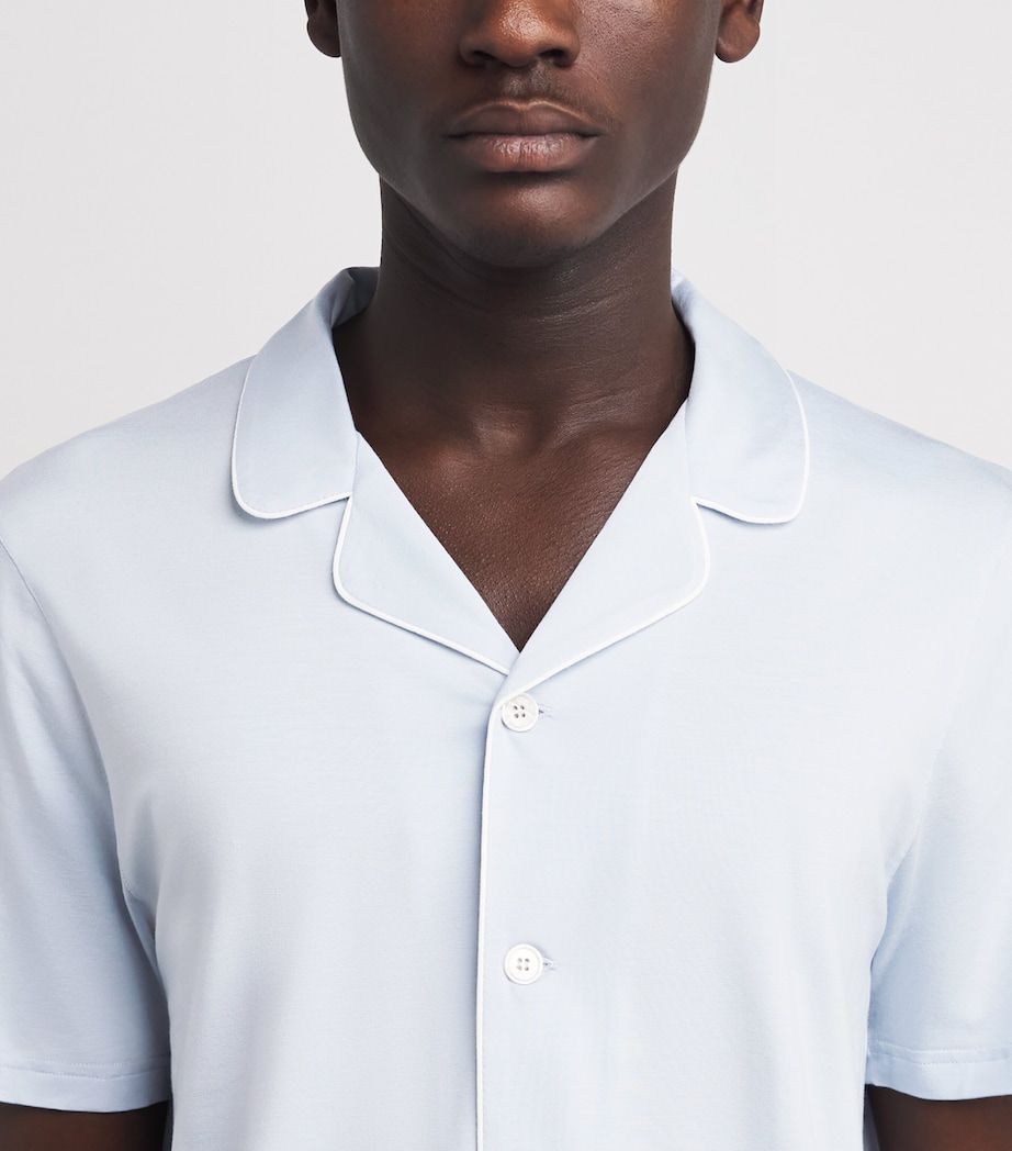 Modal Short Basel Pyjama Set BLU Image 3