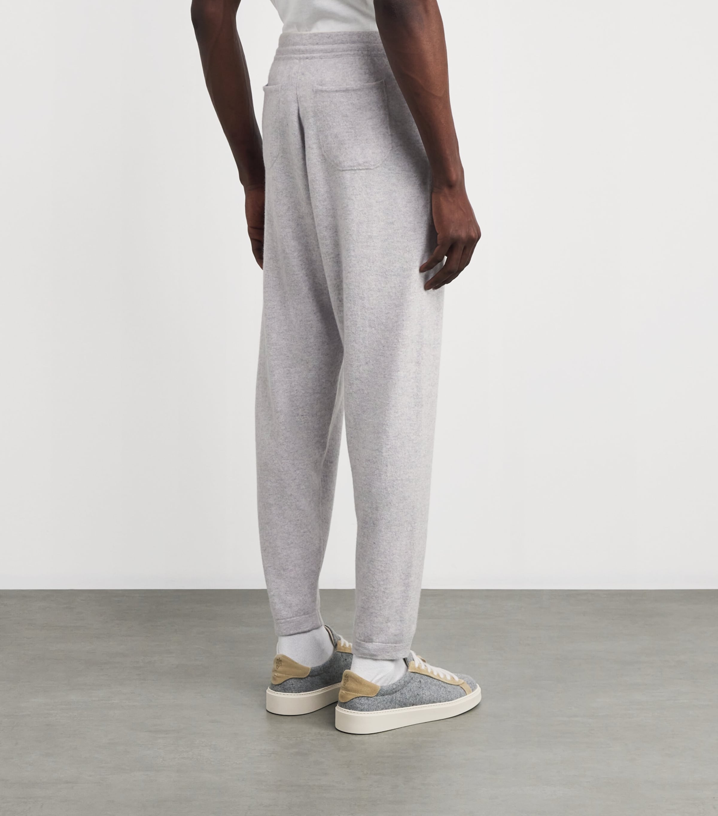 Cashmere Cuffed Sweatpants GRIGIO CHIARO E SABB Image 4