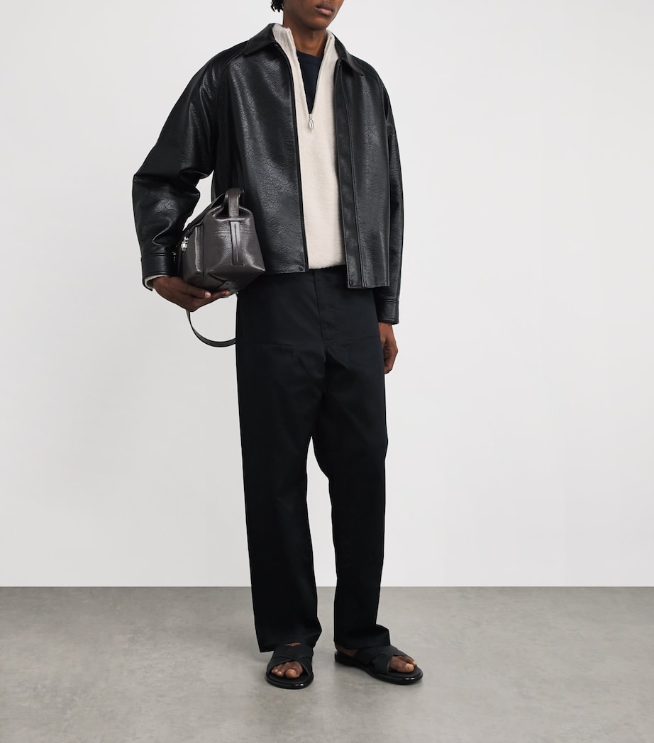 Wool-Blend Half-Zip Sweater IVORY Image 2