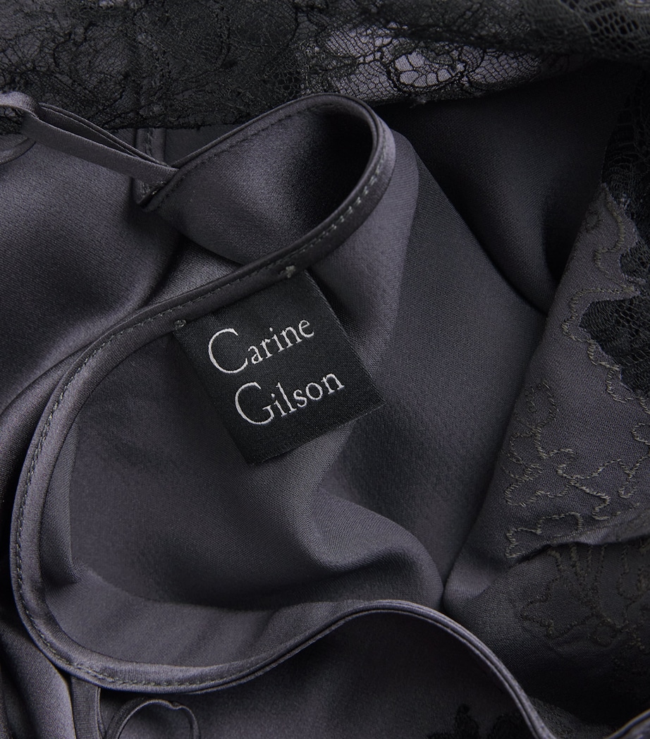 Carine Gilson Womens Silk Long Cérès Nightdress Noixdegalles Image 6