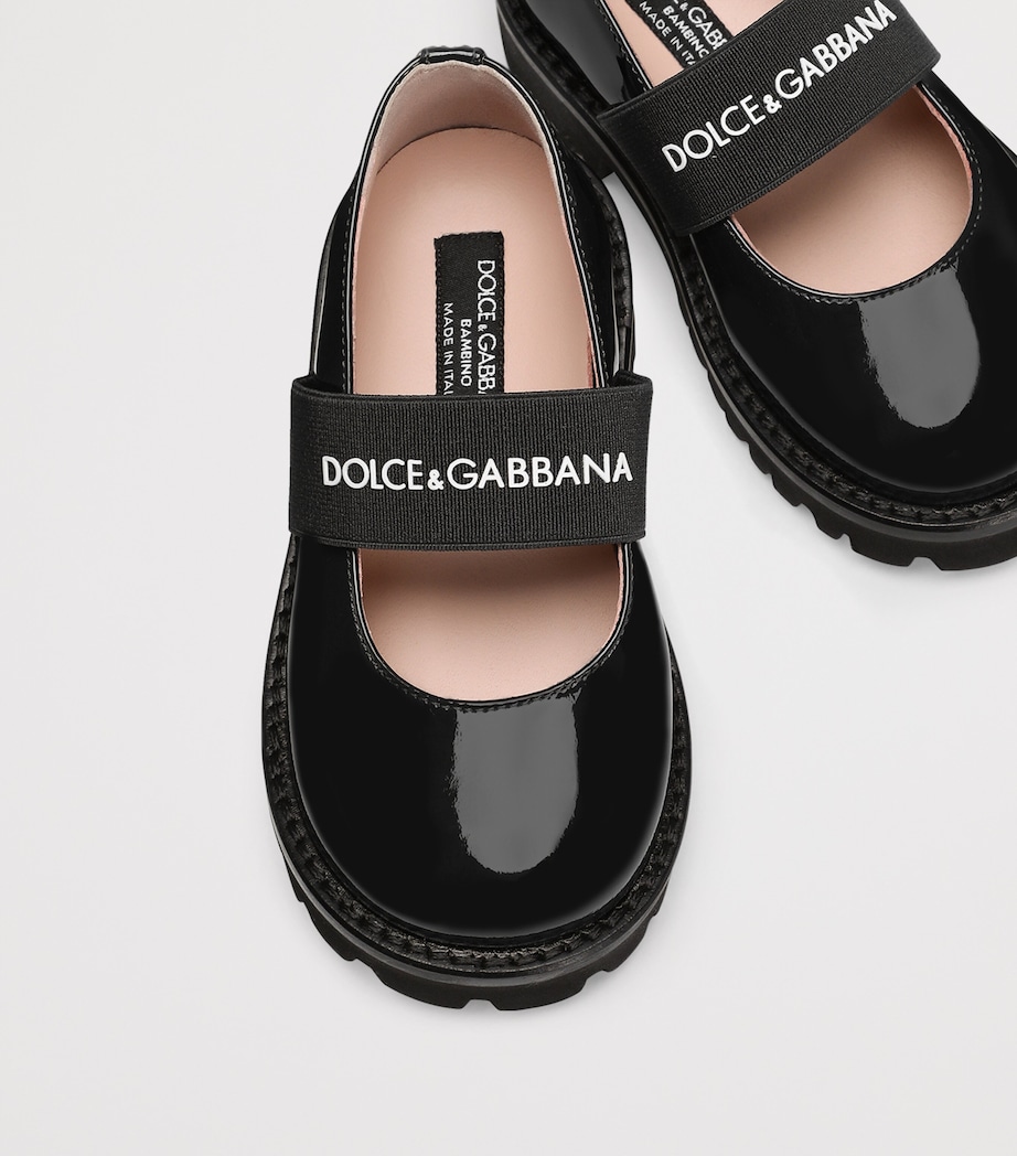 Patent Leather Ballet Flats 89923-BLUE/BLUE Image 3