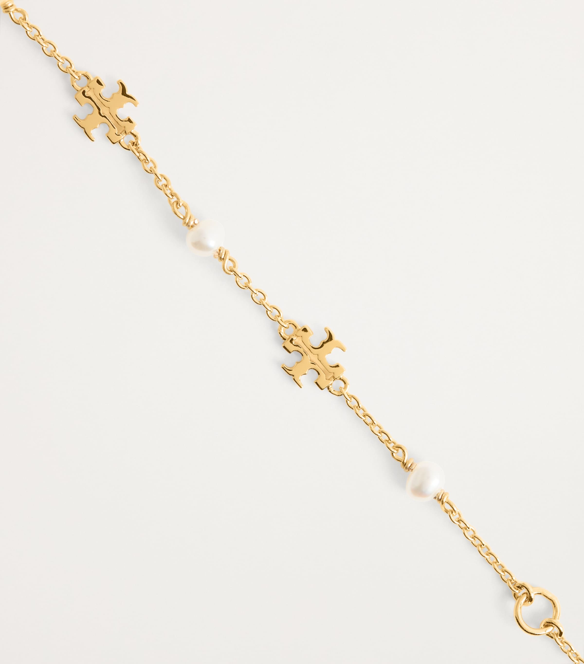 Tory Burch Kira Pearl Chain Bracelet Tory Gold / Pearl Image 3