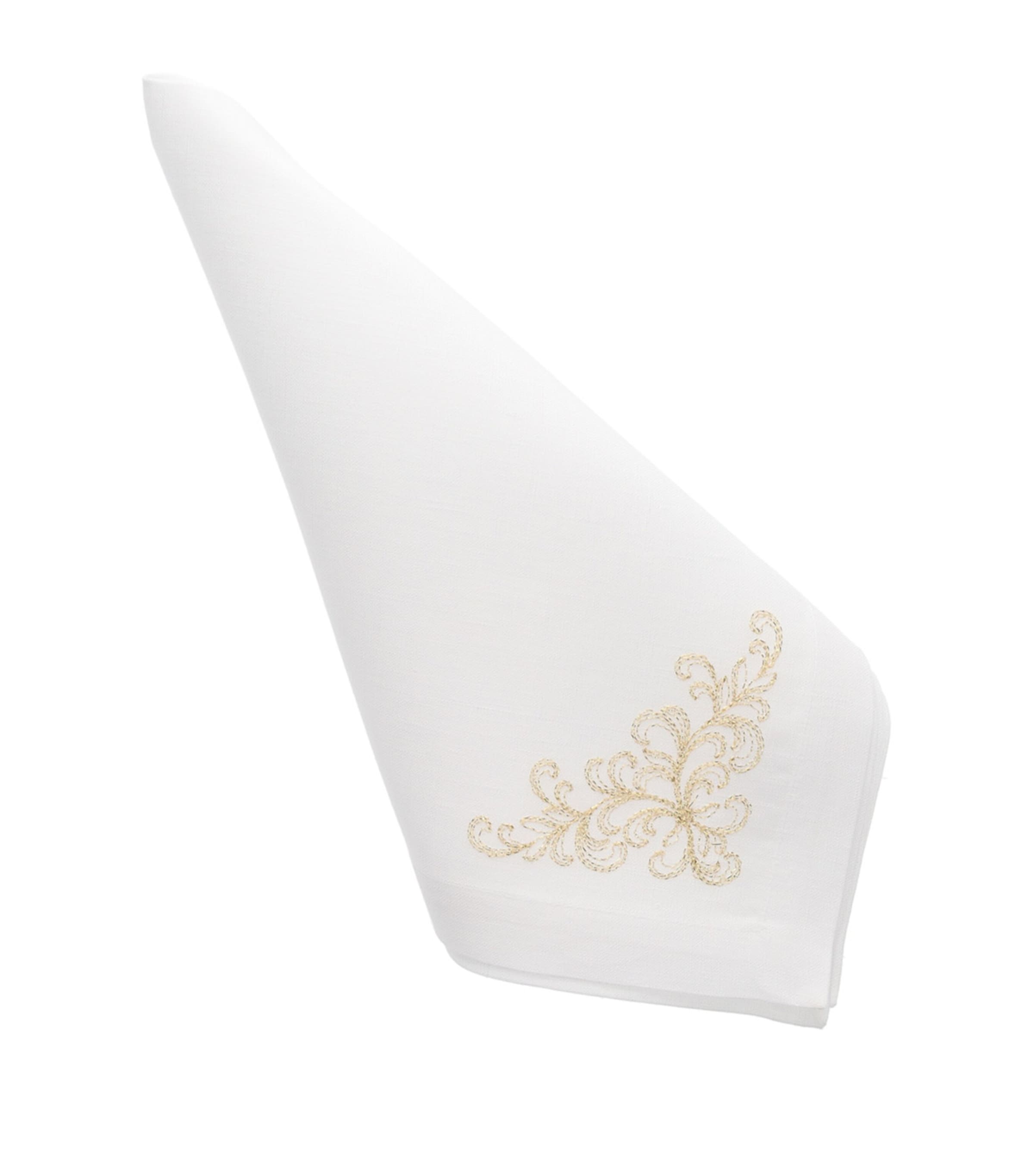 Weissfee Linen Antibes Napkin In Gold