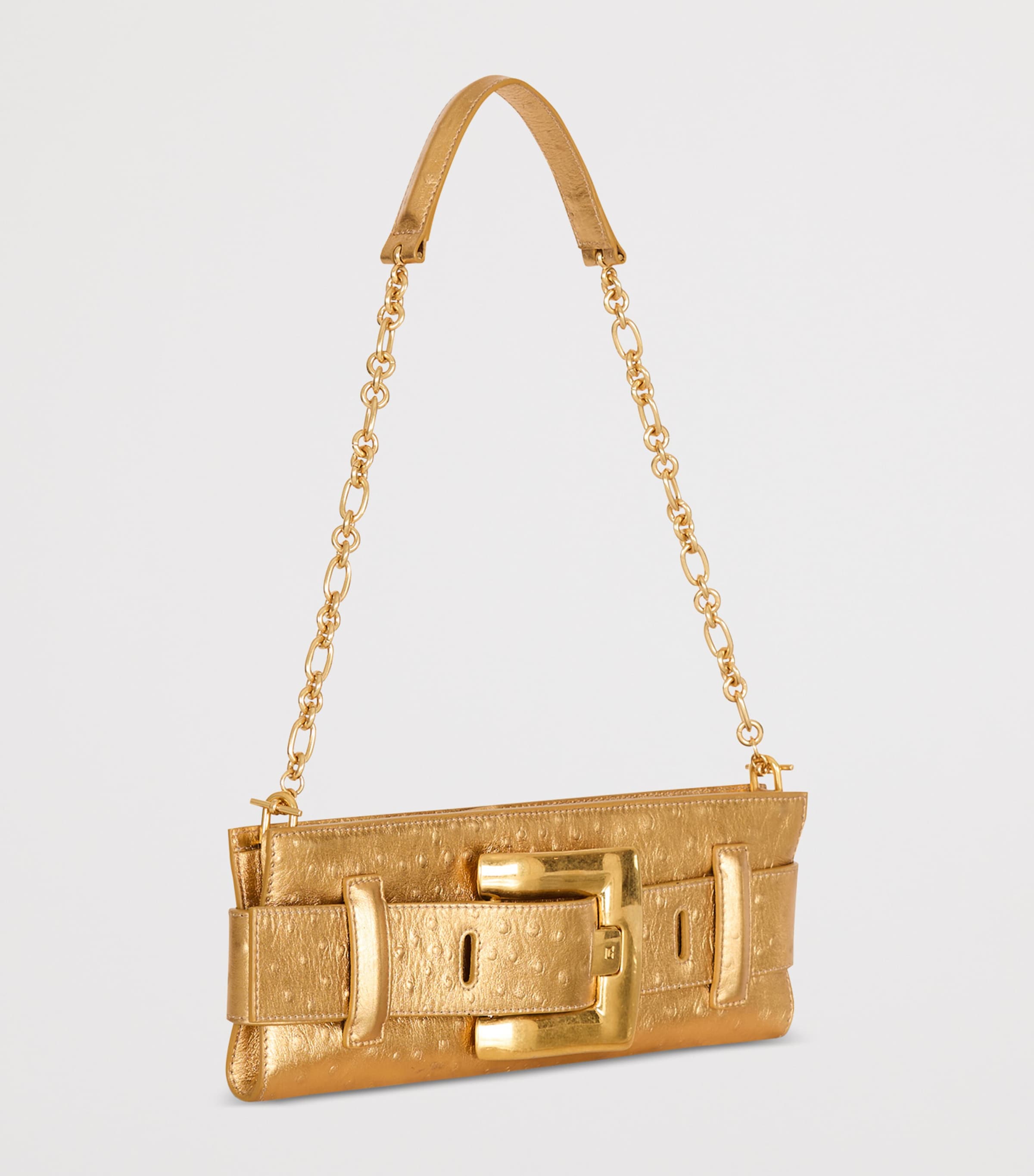 Leather Anthem Clutch Bag 1KA OR Image 3