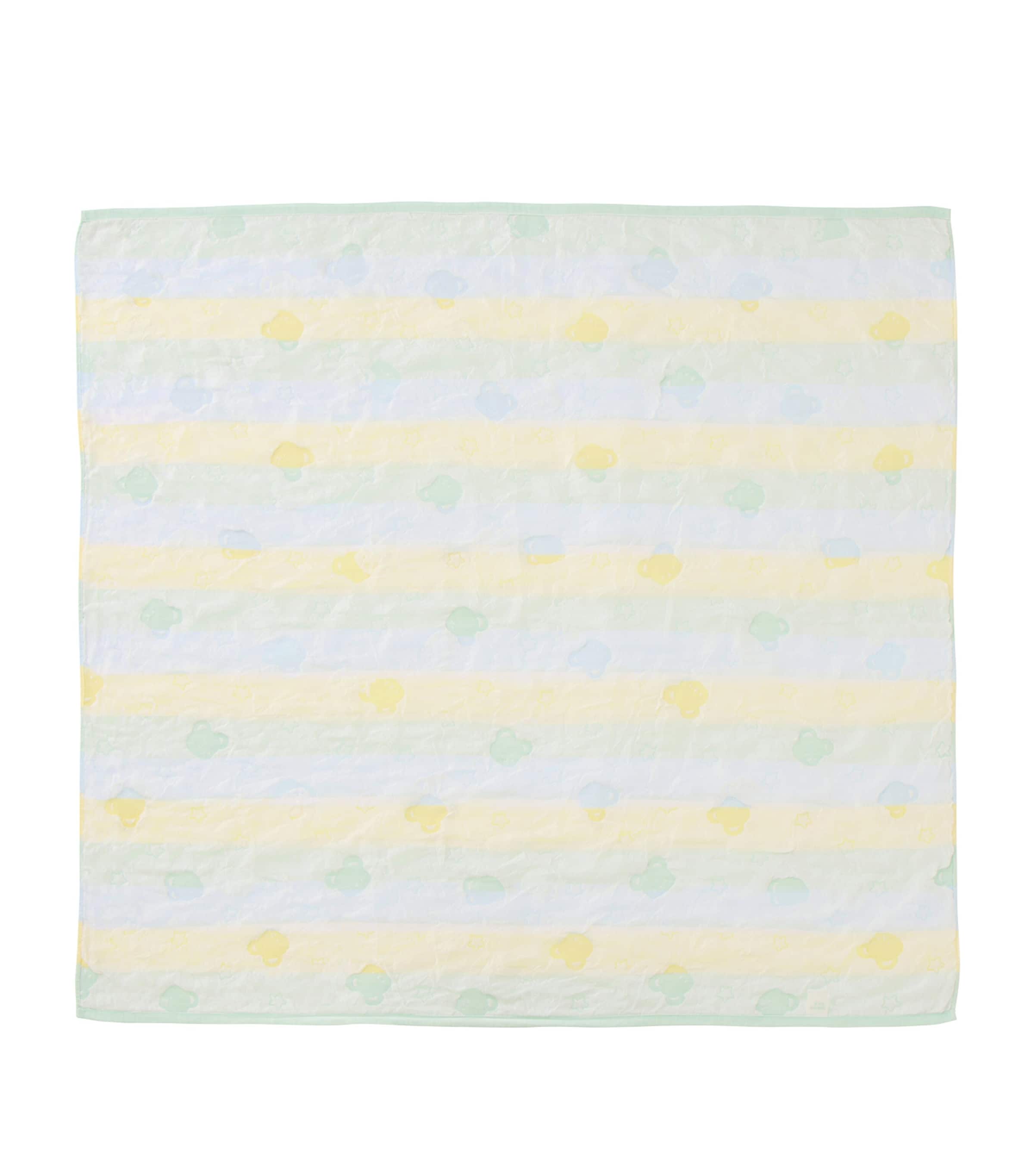 Miki House Double-Woven Gauze Stripe Blanket Image 3