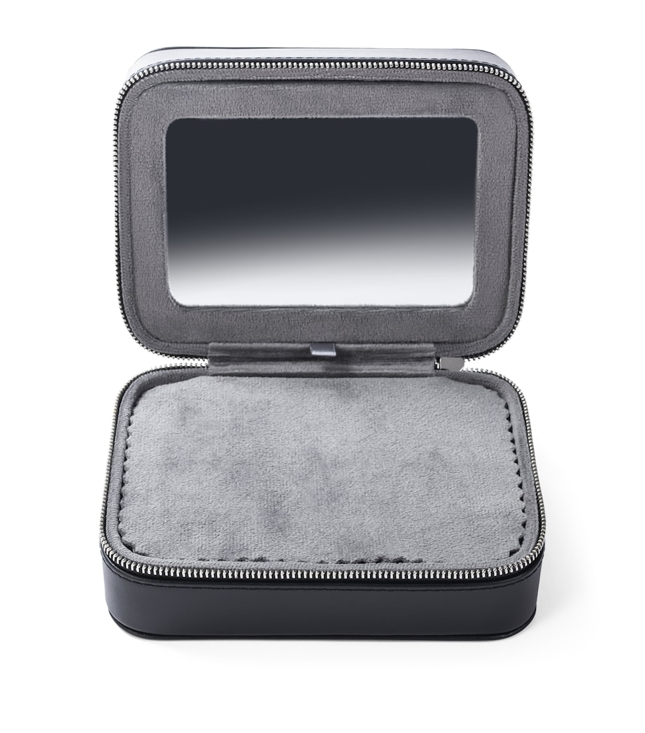 Buben & Zorweg Leather Roma Jewellery Case Black Image 5