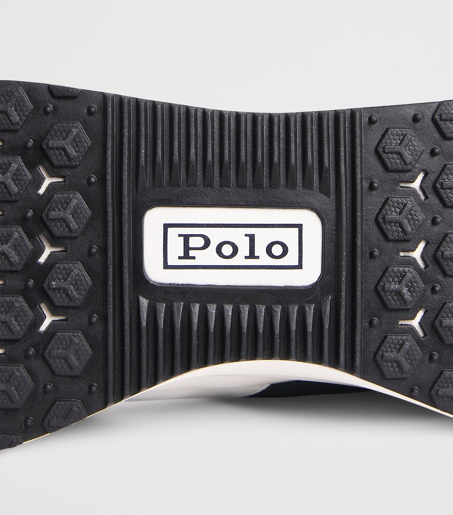 Polo Ralph Lauren Leather-Blend Train 89 Sneakers Navy/deckwash White Image 7