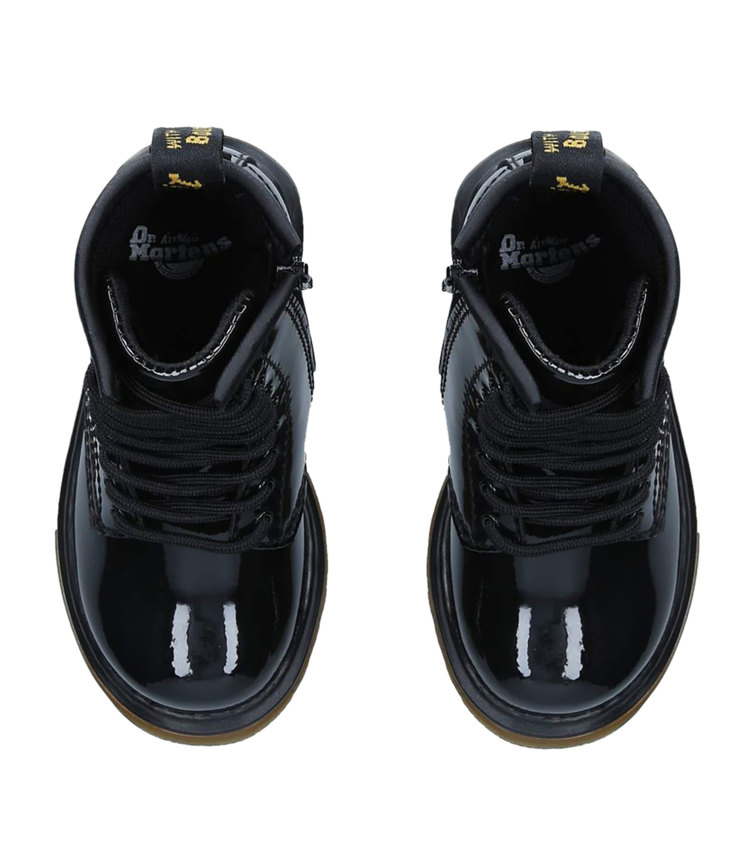 Leather Vintage 1460 Boots BLACK Image 4