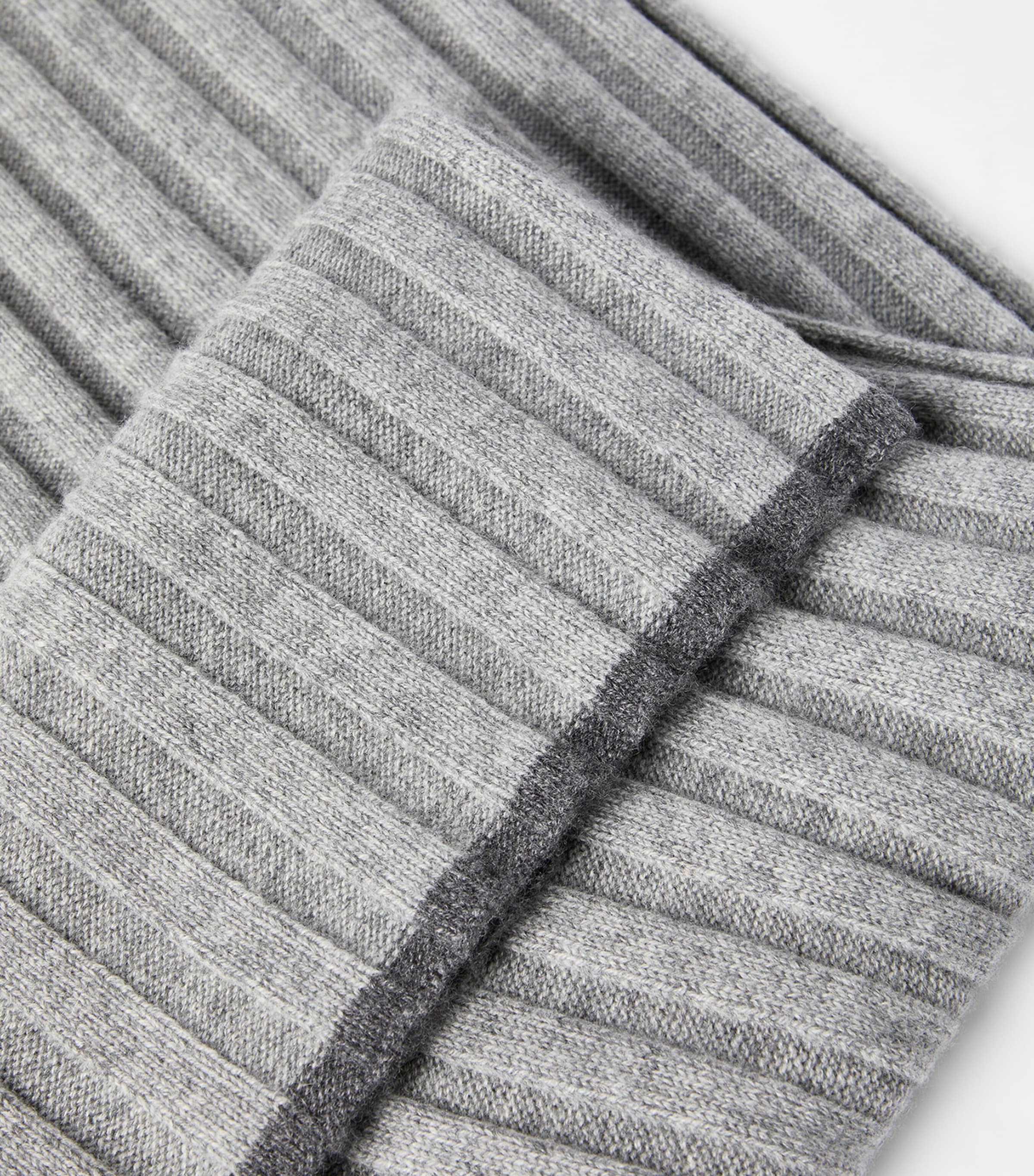 Brunello Cucinelli Cashmere Ribbed Scarf Image 3