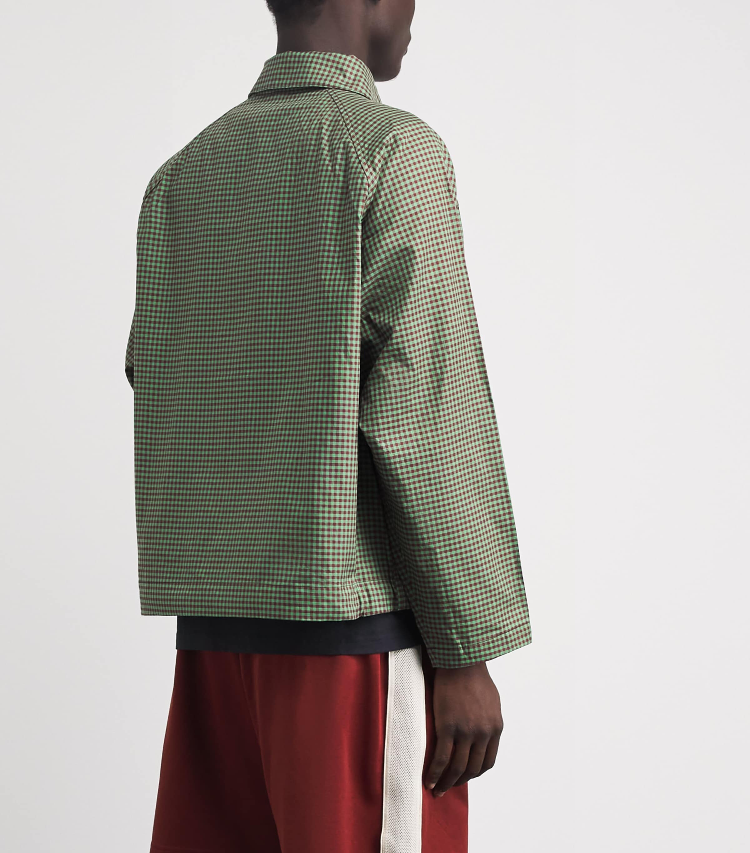 Barbour Mens x Paul Smith Check Transport Casual Jacket Image 5