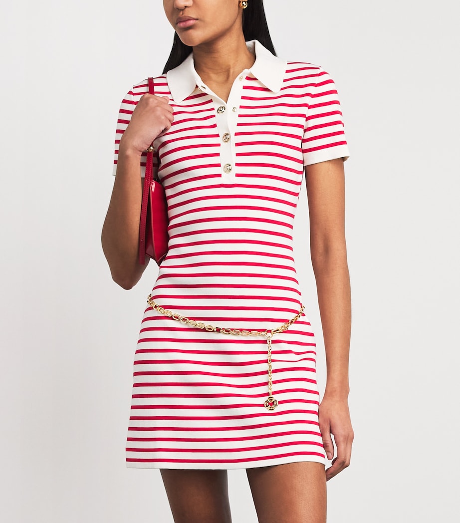 Maje Clover Logo Chain Belt Gold Image 4