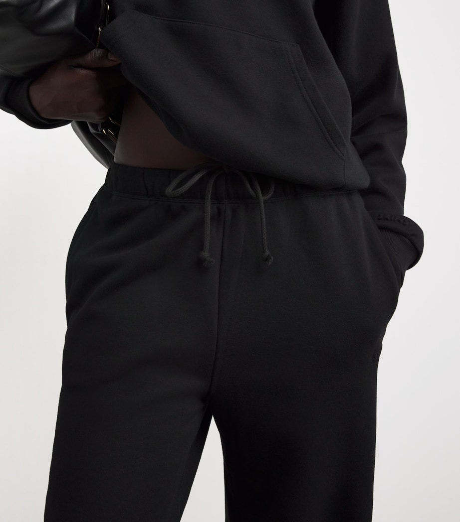 Cotton-Blend Fleece Straight Sweatpants ONYX Image 6