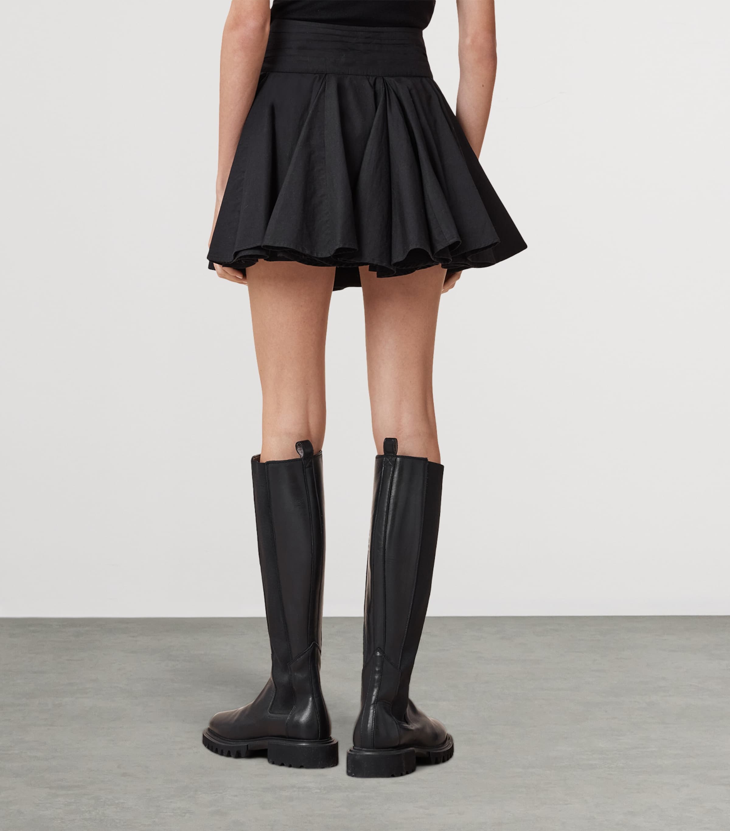 Tulip Mini Skirt BLACK Image 6