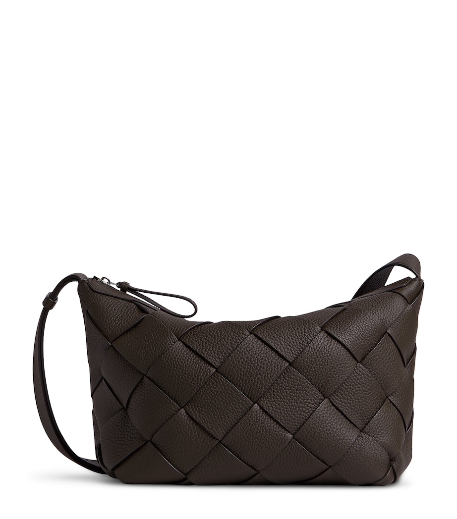 Leather Intreccio Diago Cross-Body Bag 2145 Image 1